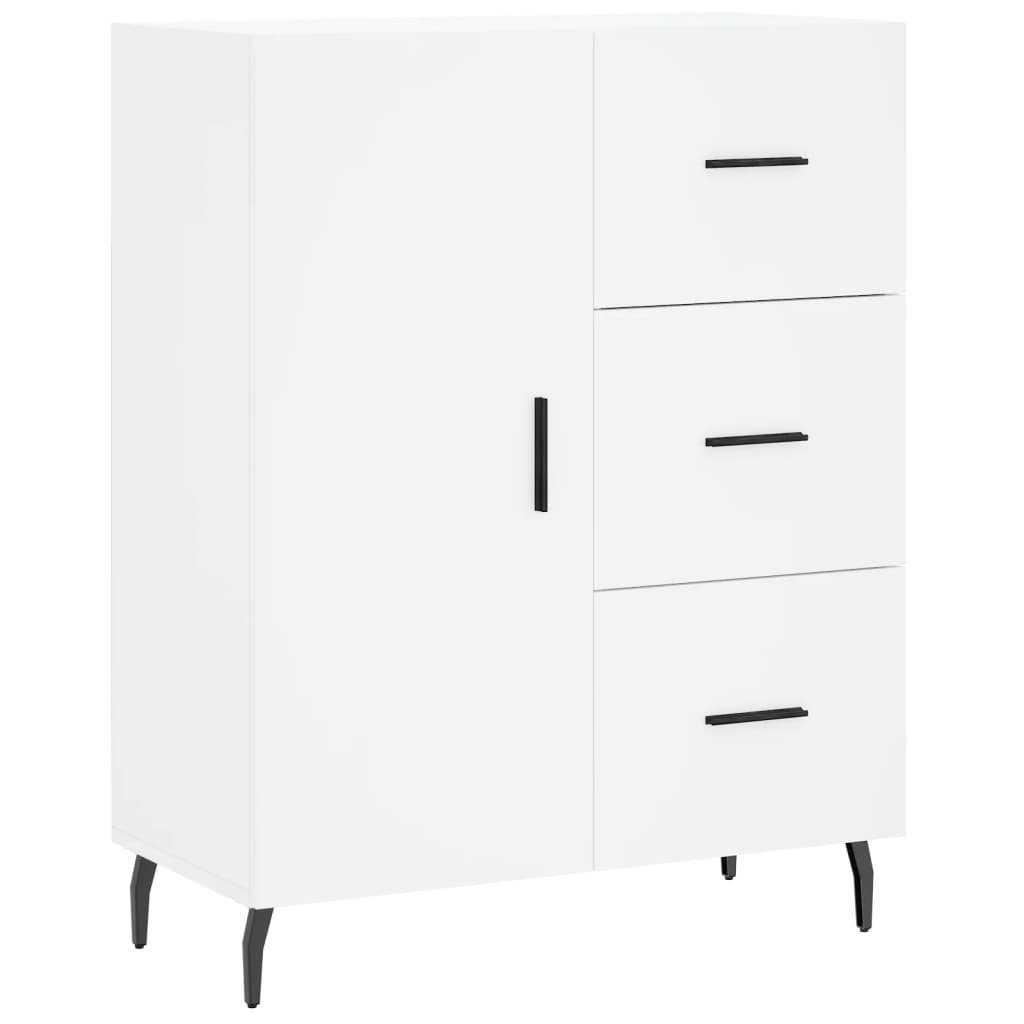 Sideboard Sideboard Weiß 69,5x34x90 cm Holzwerkstoff