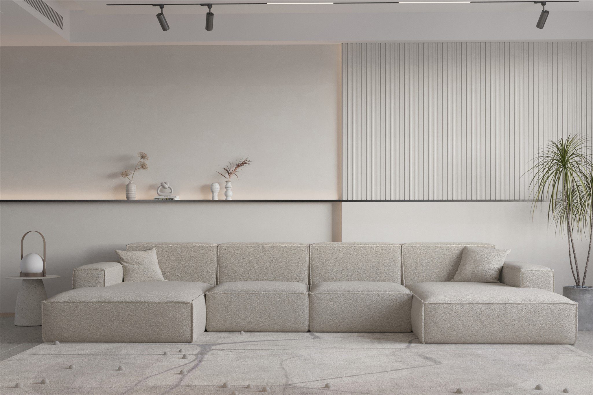 Fun Möbel Wohnlandschaft U-Form CELES PREMIUM, günstig online kaufen