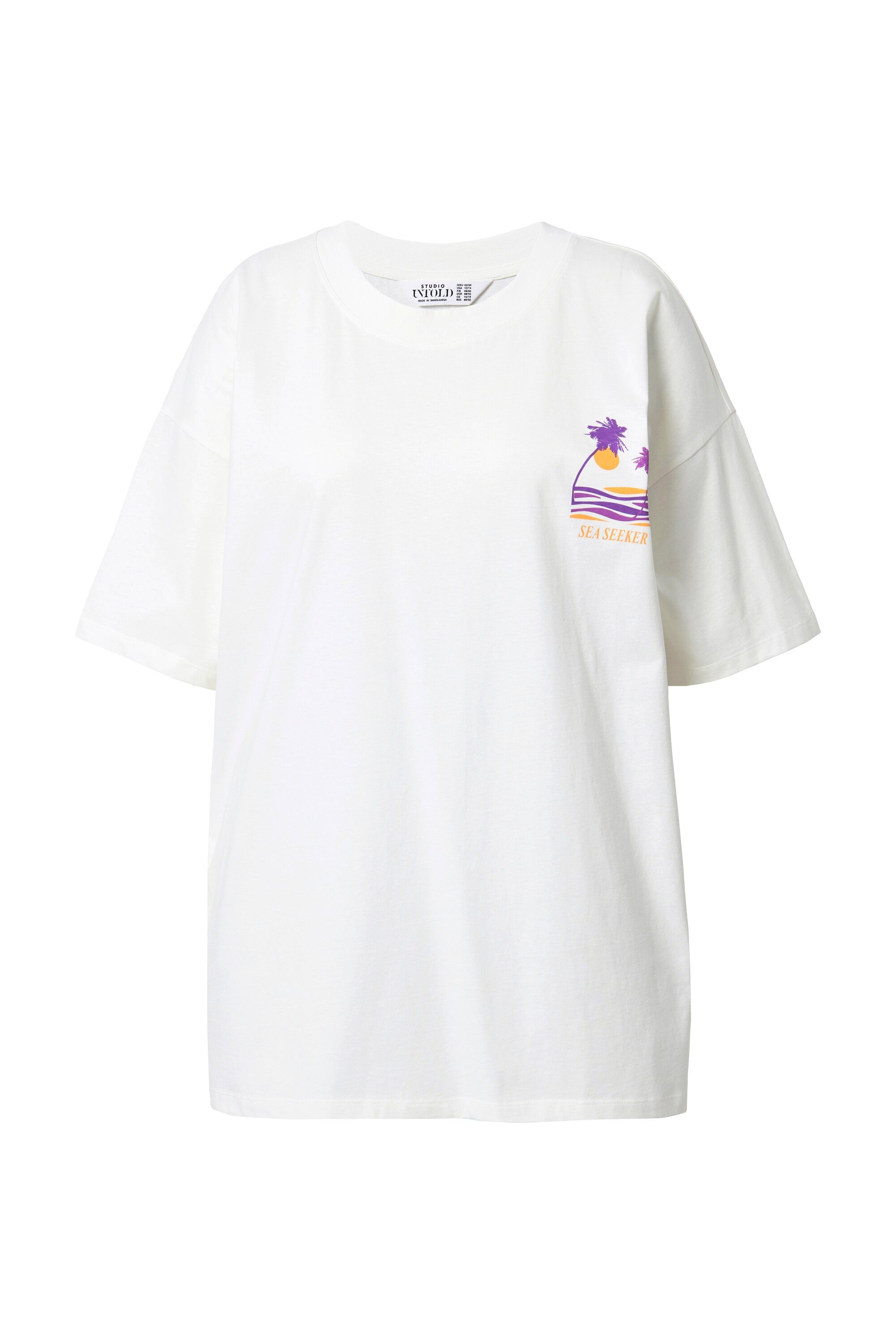 Studio Untold T-Shirt T-Shirt oversized Rückenprint günstig online kaufen