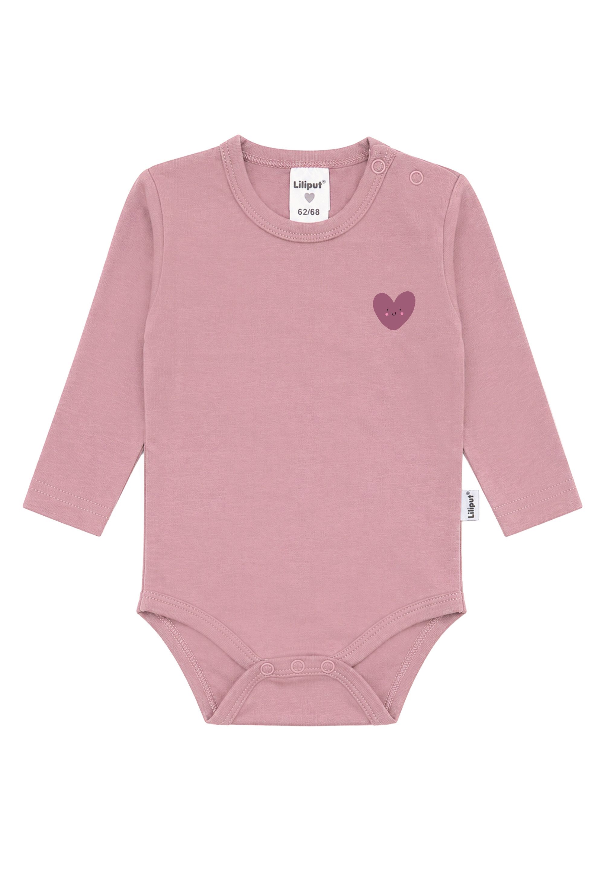Liliput Langarmbody Smiley Herz mit liebevollem Druck