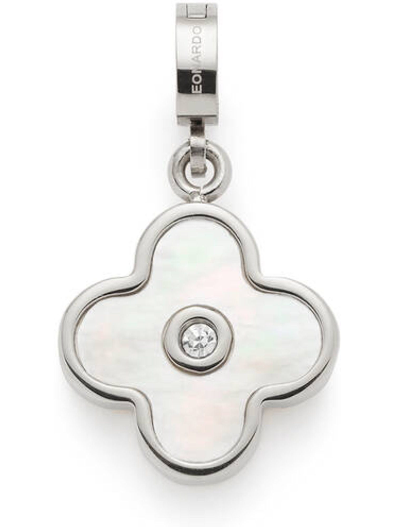 LEONARDO Kettenanhänger Leonardo Damen-Charm Edelstahl Zirkonia