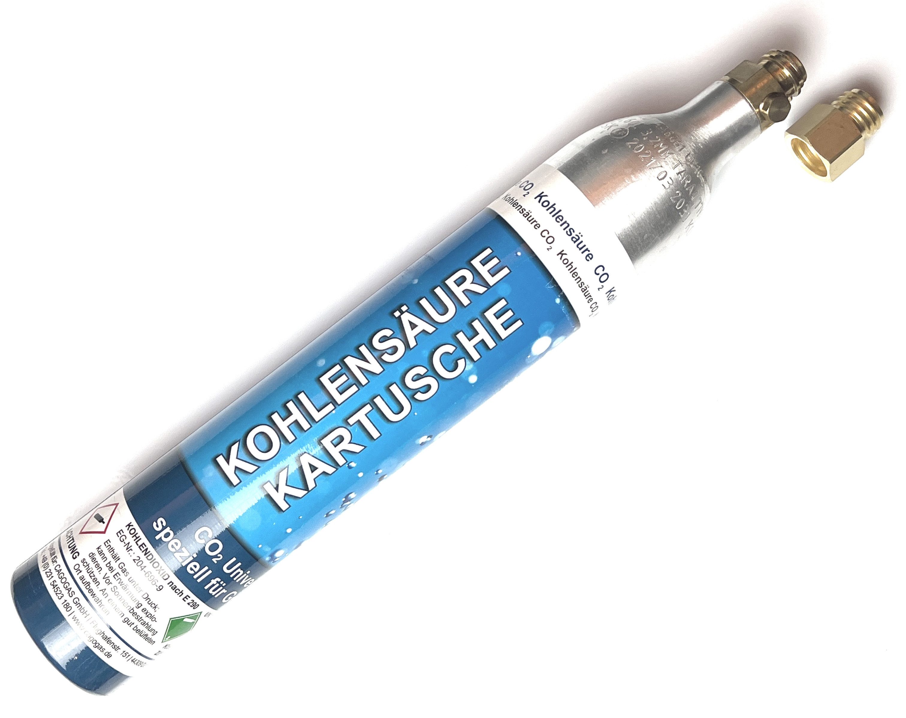 BERNUS Küchenarmatur Umrüstsatz für den Quooker Cube zur Nutzung von CO2-Flaschen (2-St) CO2 Starter-Set zur Nutzung von handelsüblichen CO2-Zylindern