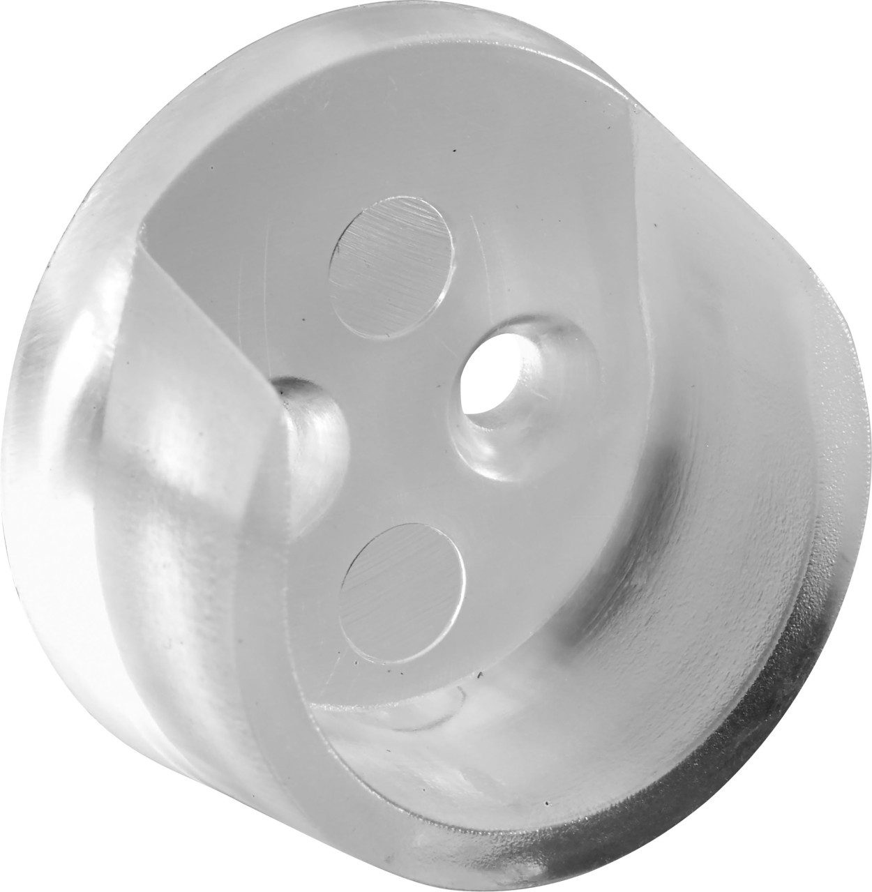 Hettich Möbelbeschlag Hettich Schrankrohrlager rund Ø 25 mm transparent
