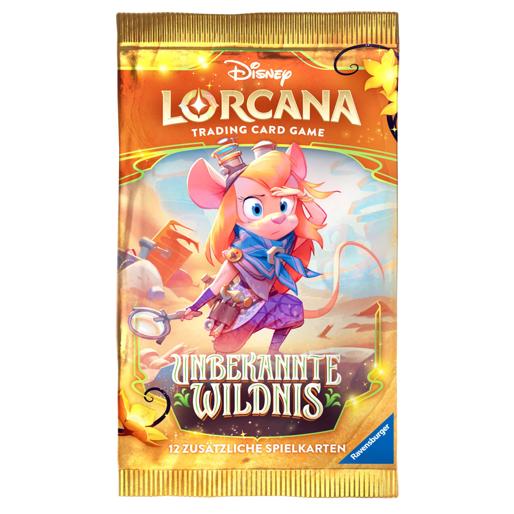 Ravensburger Sammelkarte D. Lorcana Unbekannte Wildnis 1x Booster (Deutsch)