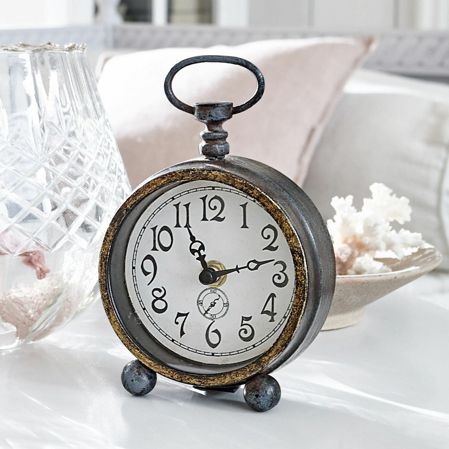 Mirabeau Wanduhr Uhr Borvin antikschwarz