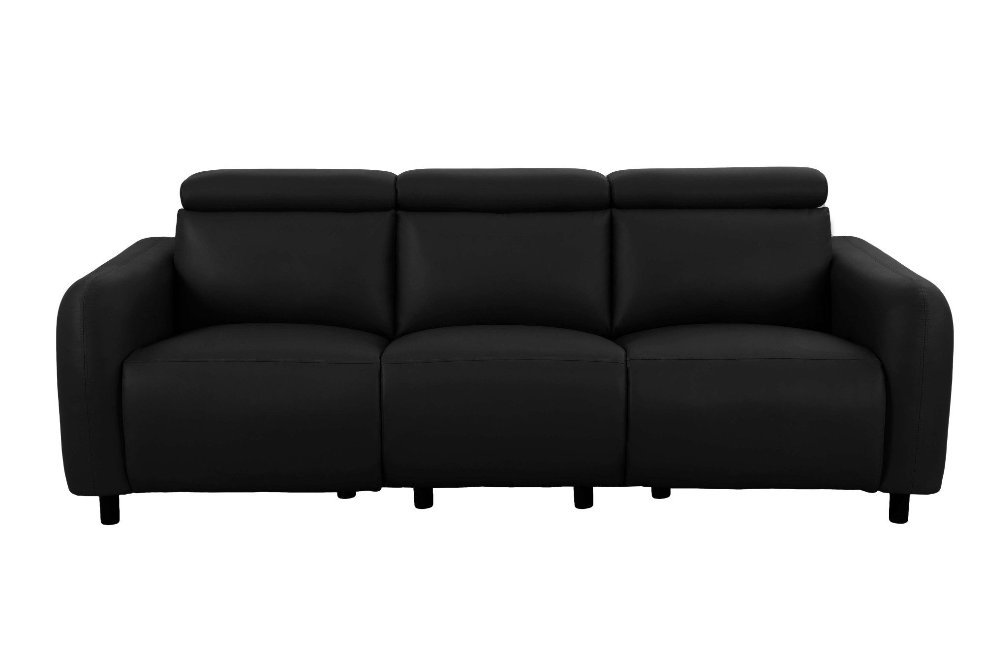 OTTO home 3-Sitzer SKAANE Lederoptik, 229 cm, manuelle-u. elektrische Relaxfunktion, Relax-Funktion in 2 Sitzen, Kopfteilverstellung, Federkernpolsterung