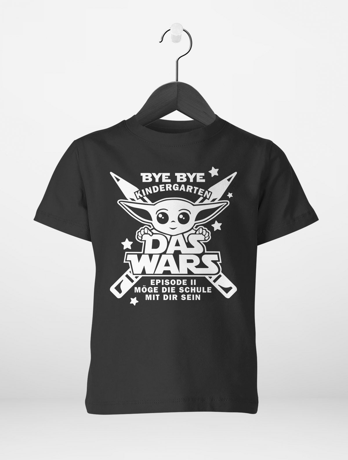 MoonWorks Print-Shirt Kinder T-Shirt Jungen Bye Bye Kindergarten- Das Wars - Episode 2 Möge