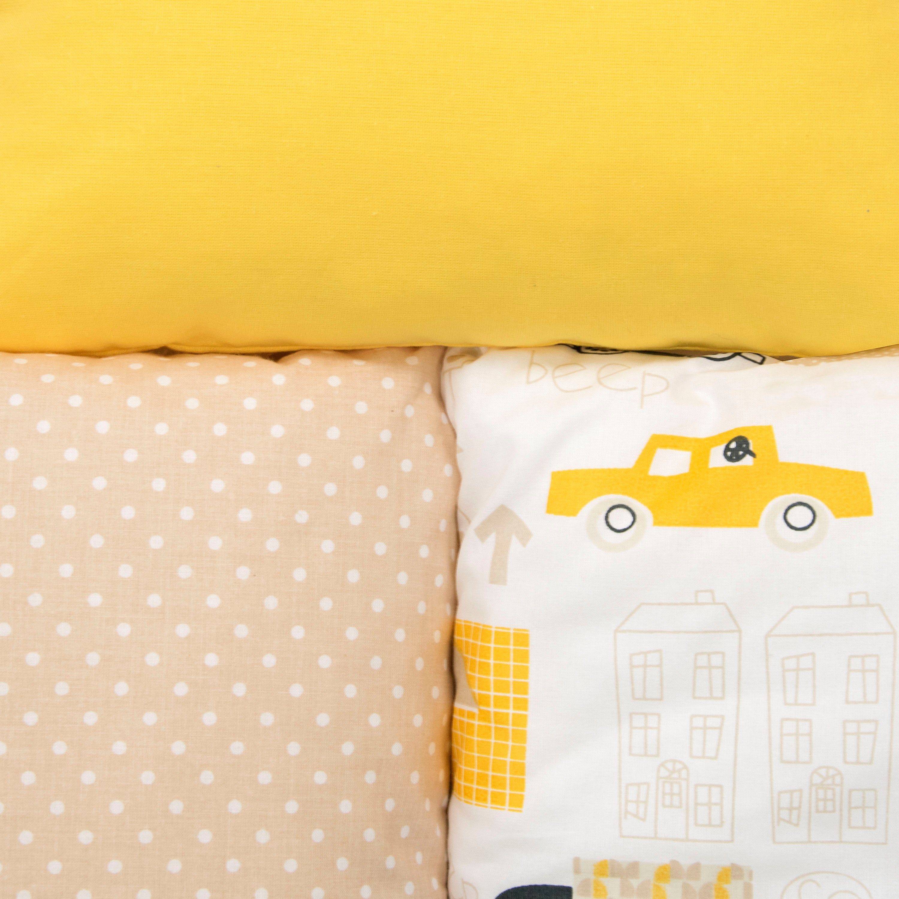 Amilian Bettnestchen 210 cm (6 Polster ca. 35 x 35 cm) Bettumrandung - Umra günstig online kaufen