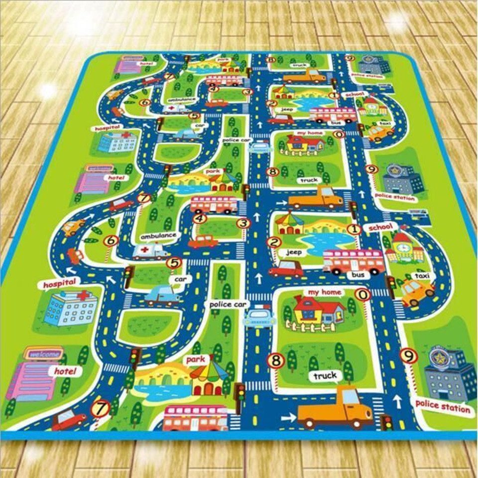 JEOBEST Spielmatte Baby Krabbelmatte Spielteppich Klappbar Faltbar 130x160c günstig online kaufen