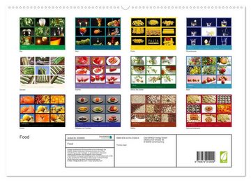 CALVENDO Wandkalender Food (Premium, hochwertiger DIN A2 Wandkalender 2023, Kunstdruck in Hochglanz)