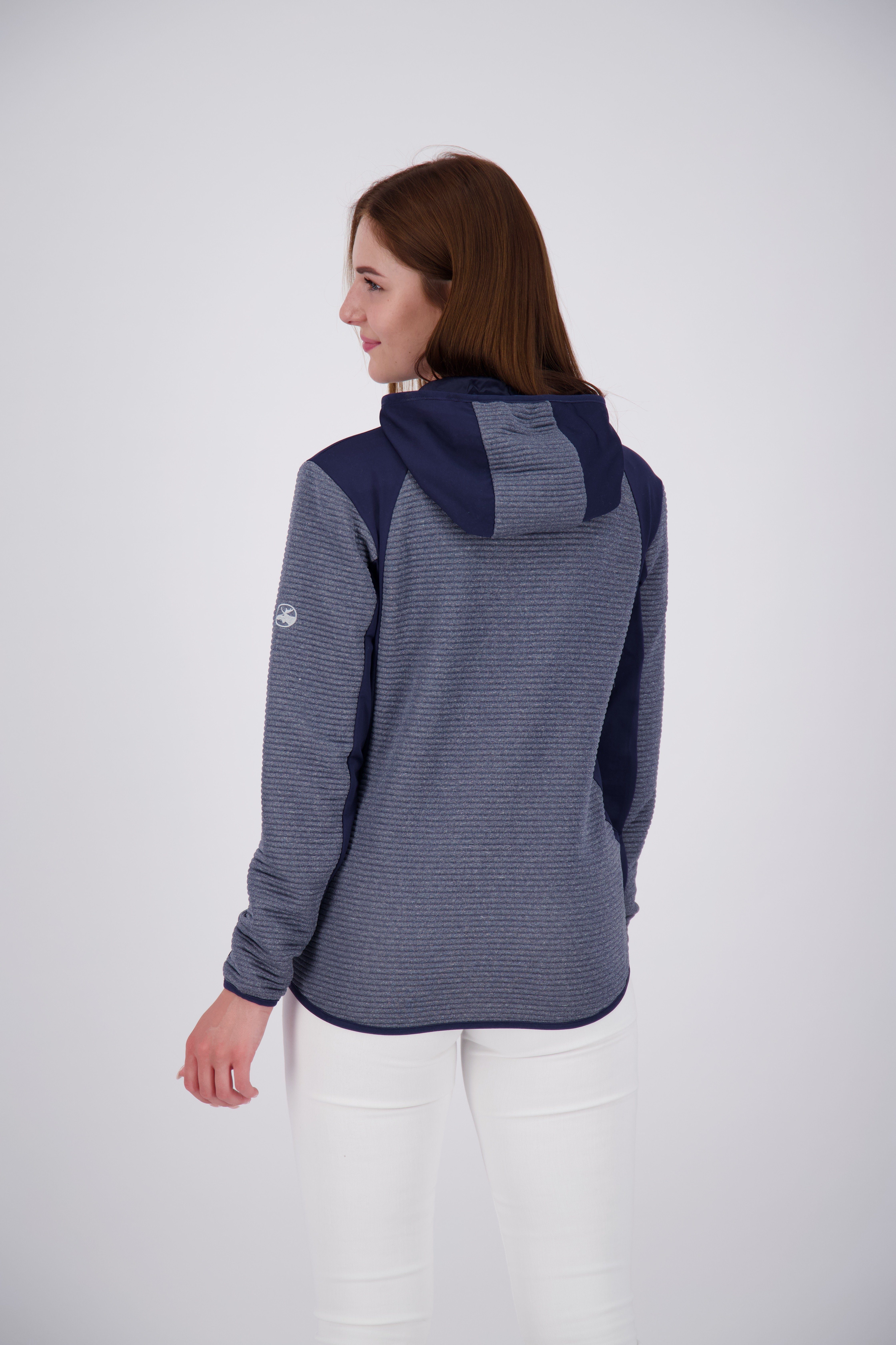DEPROC Active Strickfleecejacke ELM NEW CS WOMEN auch in Großen Größen erhältlich. mit Kapuze