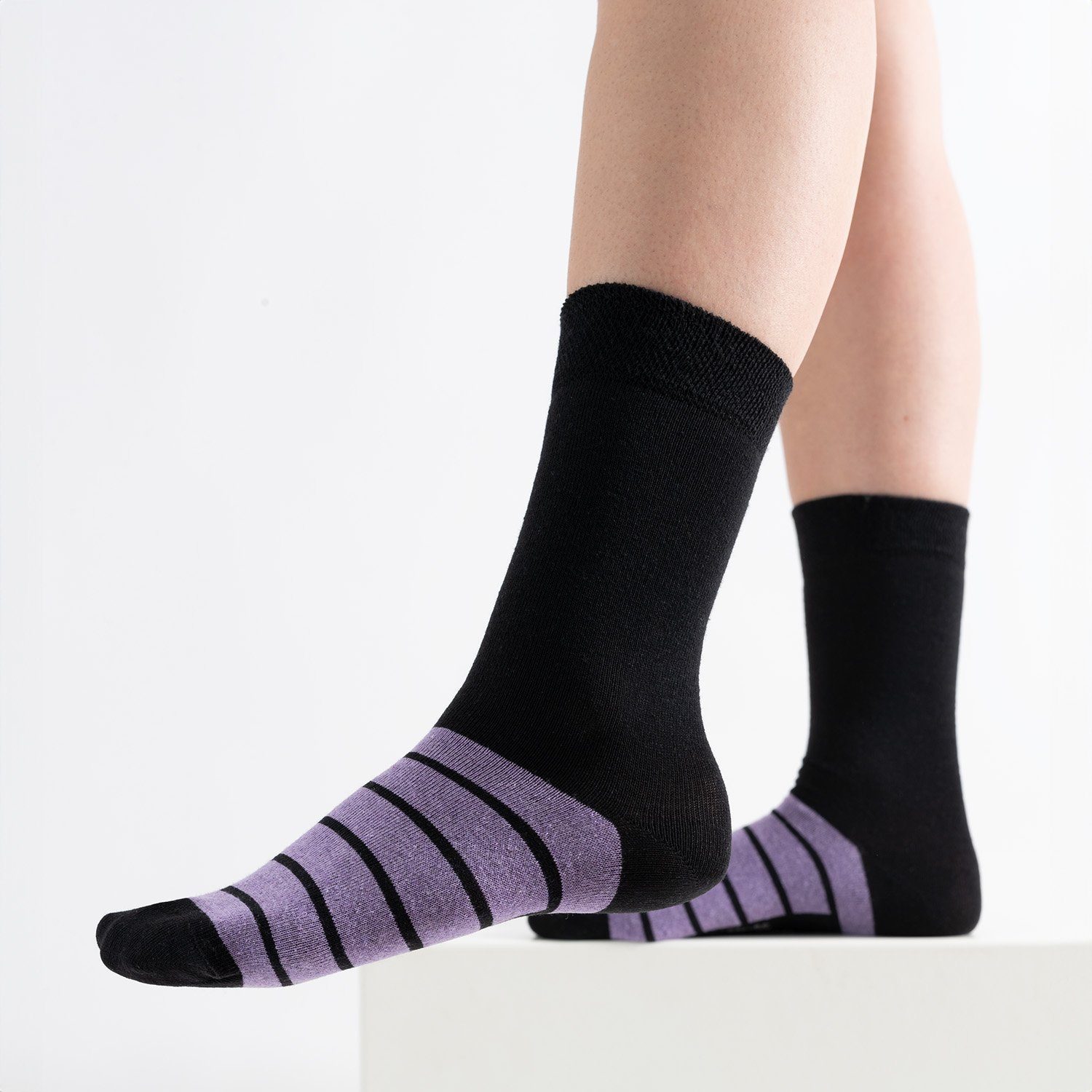 OCCULTO Basicsocken Damen Farbige Socken (Modell: MixAll Laura) (10-Paar) 10er Pack
