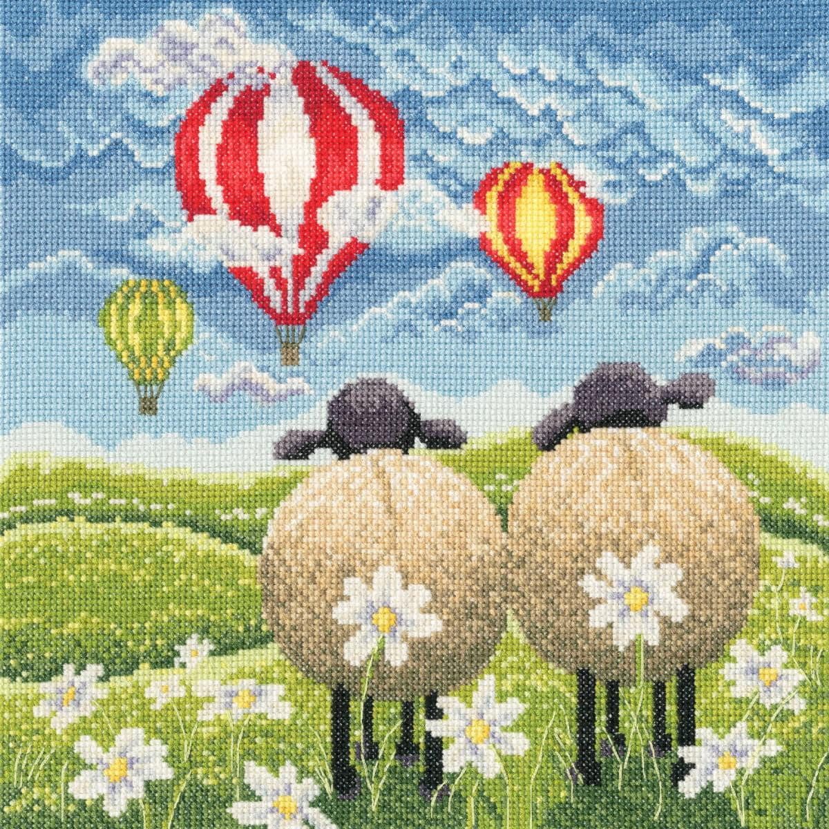 Bothy Threads Kreativset Bothy Threads Kreuzstich Set "Eine freche Flucht", (embroidery kit by Marussia)