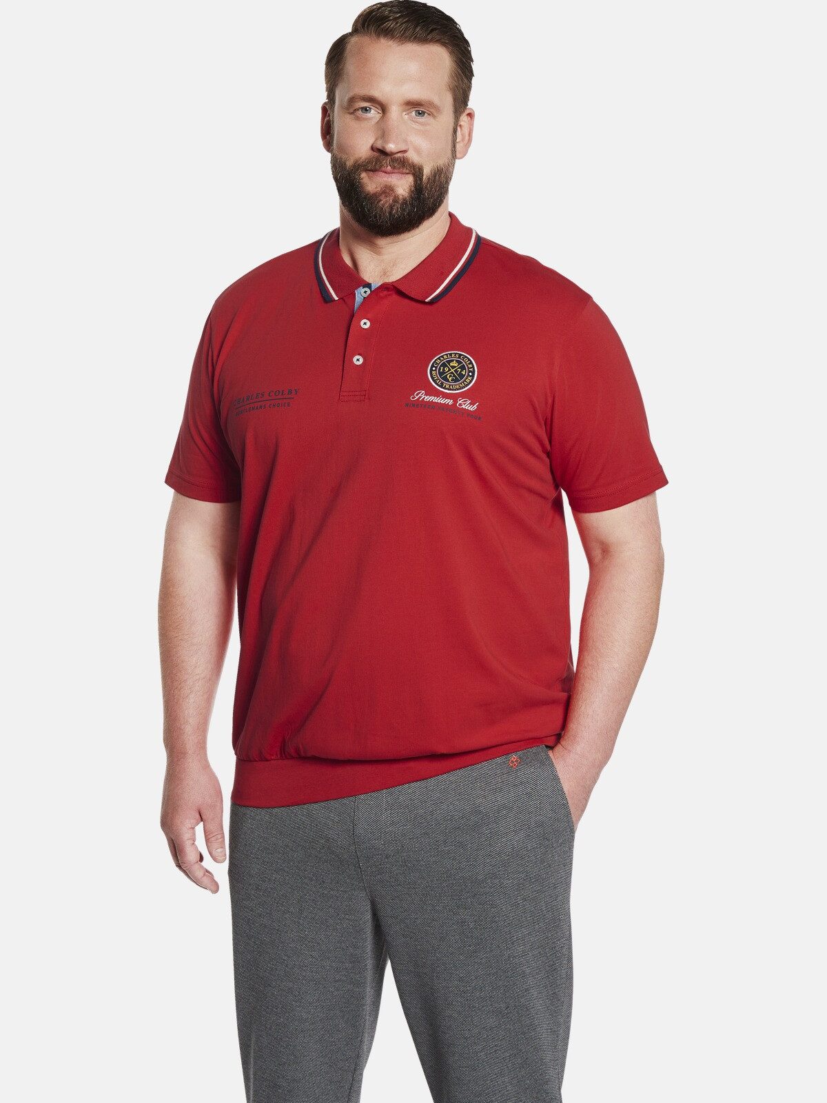 Charles Colby Poloshirt EARL JOYLIN mit geschmackvollen Highlights günstig online kaufen