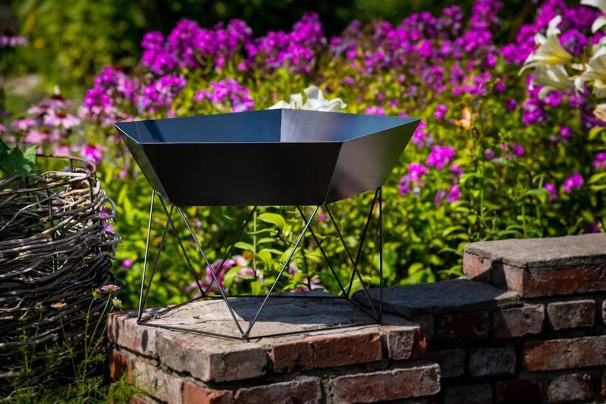 Gardener Feuerschale 119, schwarz, Ø 60 cm, Höhe 40 cm, robust & vielseitig