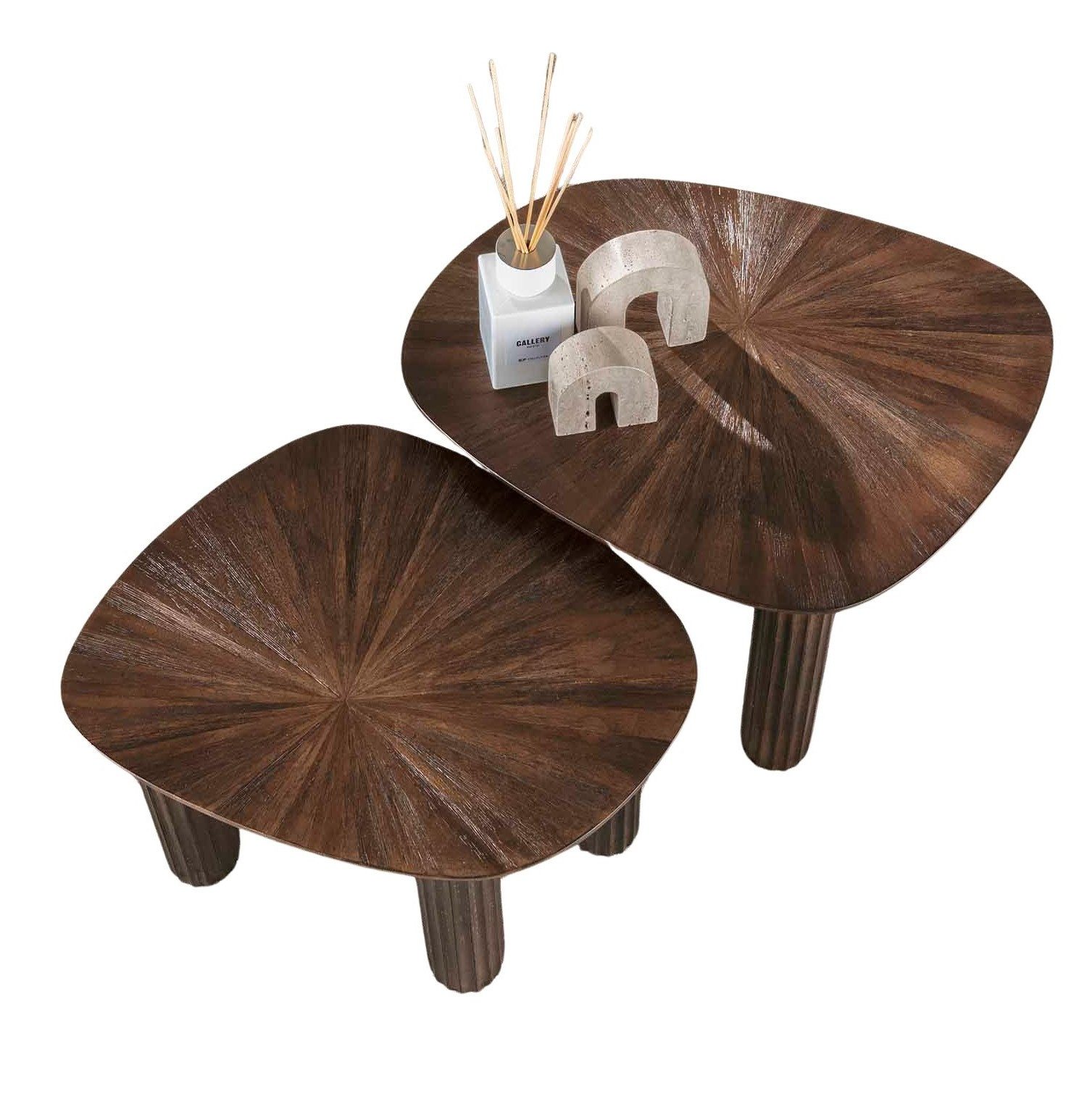 Maison ESTO Couchtisch 2er Couchtisch-Set MOJO Teakholz – viereckig, modern günstig online kaufen