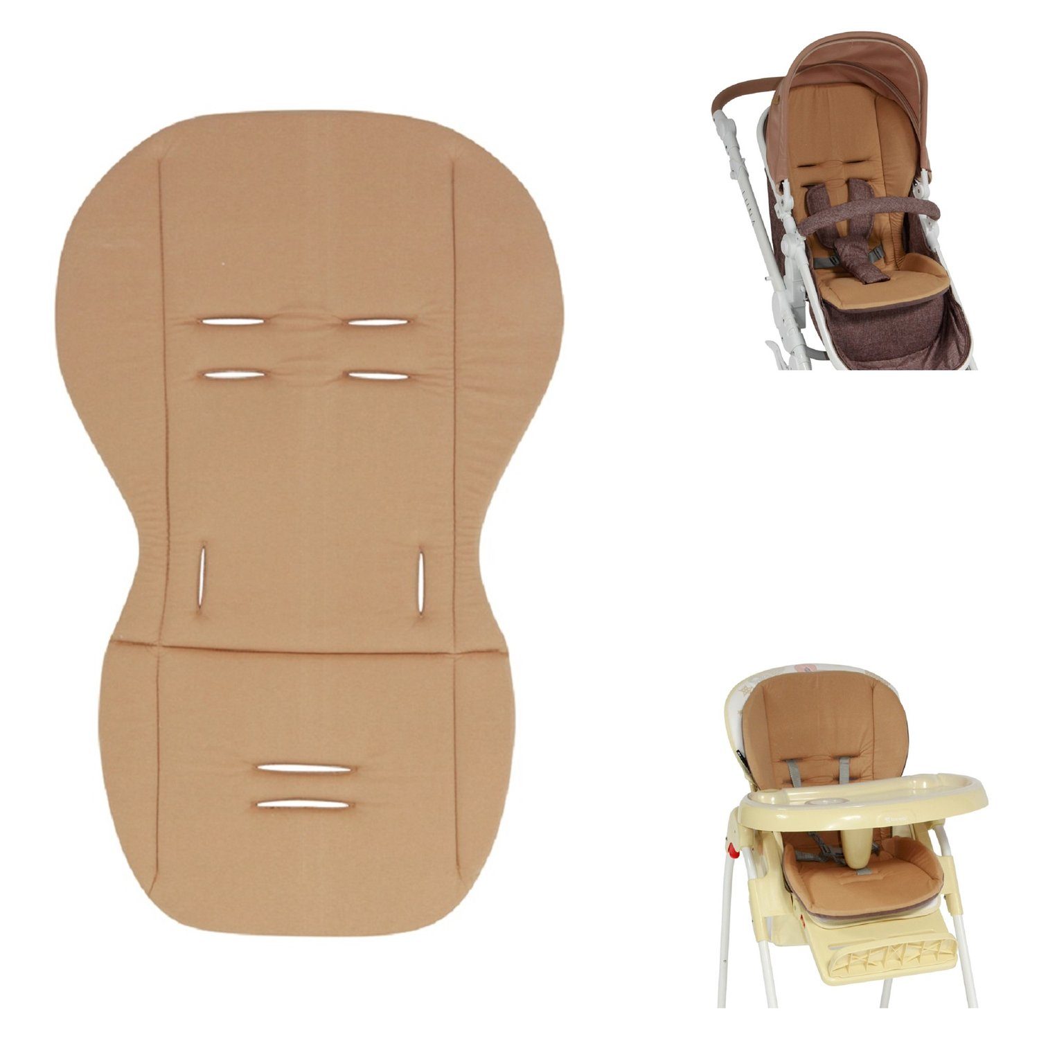 Lorelli Kinderwagen-Sitzauflage Kindersitzeinlage Travel Comfort, Kinderwagen, Hochstuhl, Sitzauflage