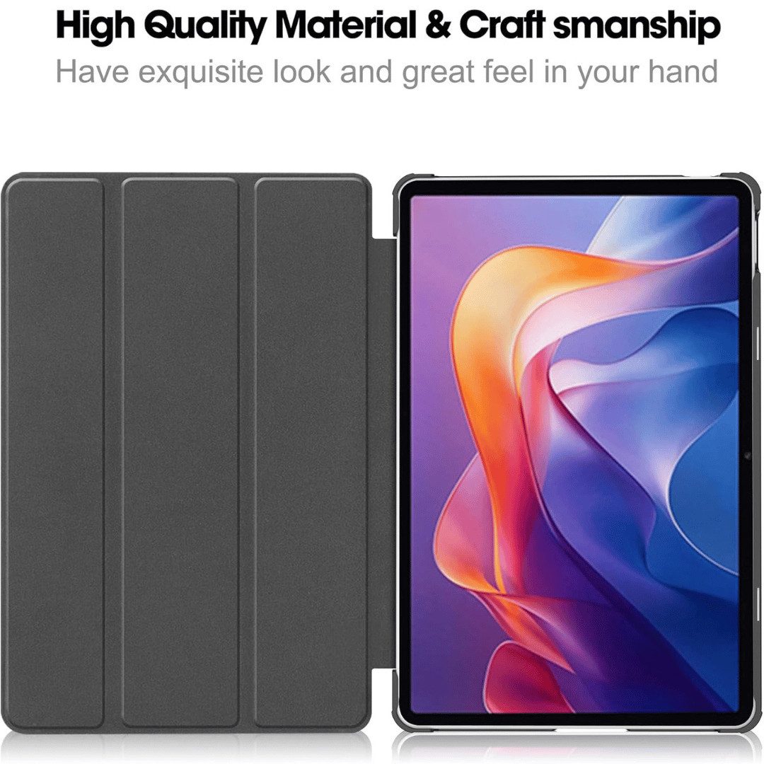 SmartUP Tablet-Hülle für Xiaomi Redmi Pad 2 Tasche Smart Cover Case Klapphülle Schutzglas 11 Zoll, integrierte Standfunktion, integrierter Magnetverschluss – Bild 5 von 5