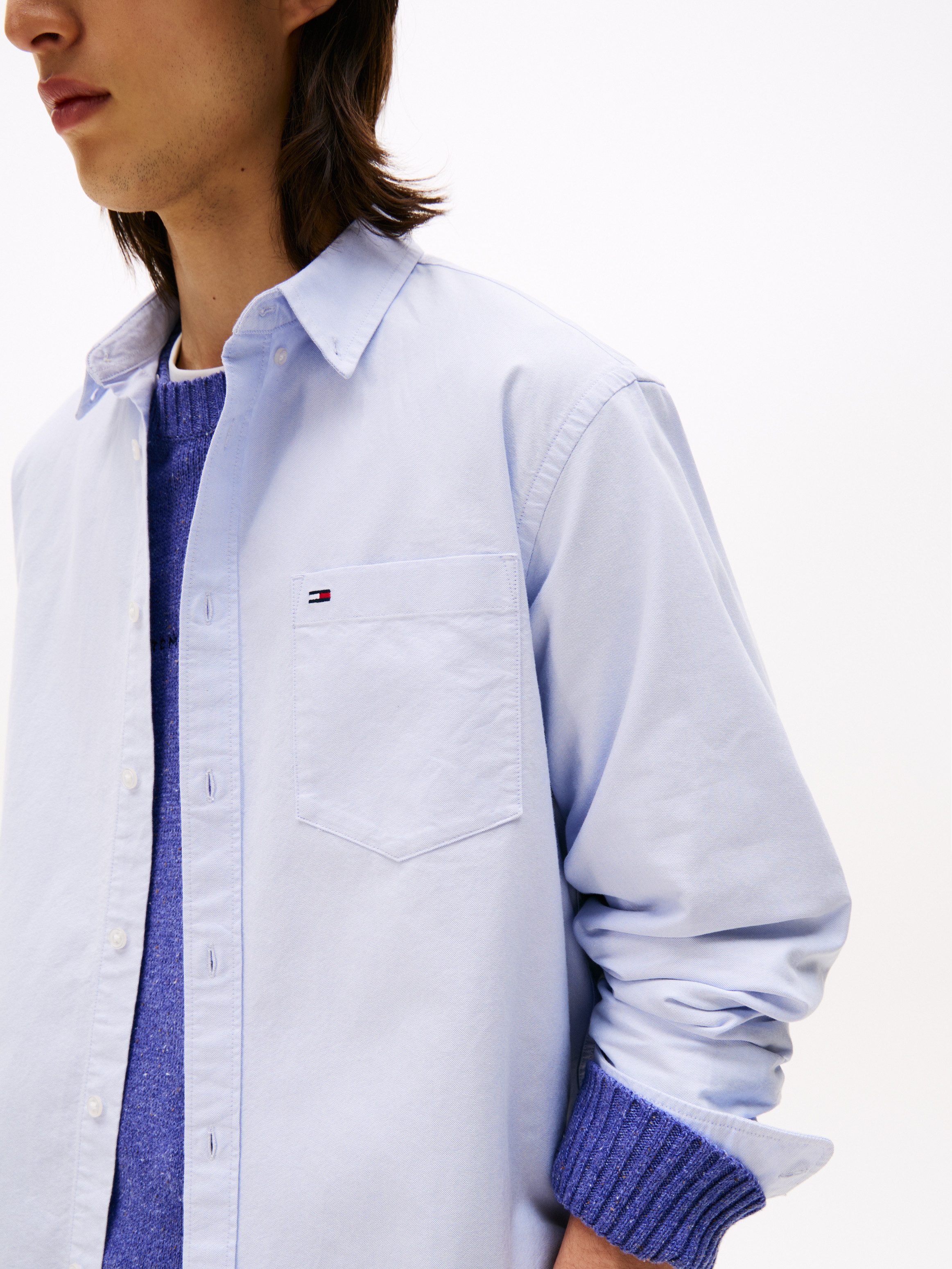 Tommy Jeans Langarmhemd TJM OXFORD relaxed günstig online kaufen