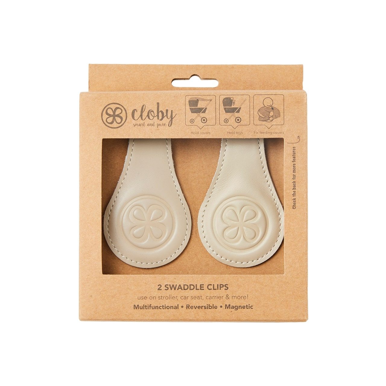 Cloby Kinderwagen-Sonnenschutzhülle Cloby Magnet Clip für UV Decke