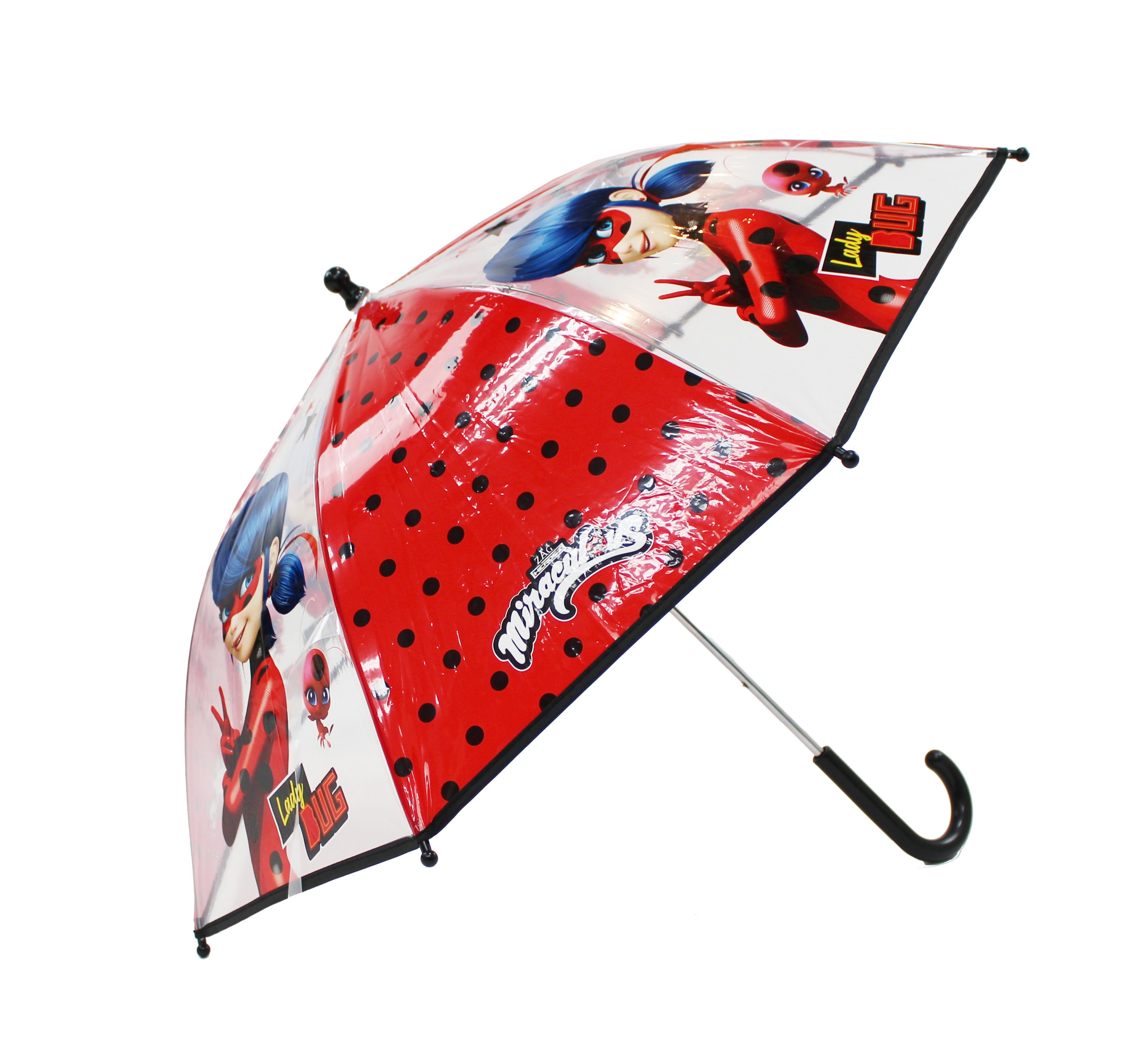 Vadobag Stockregenschirm Kinderschirm Regenschirm Miraculous Rainy Days, Kindermotiv