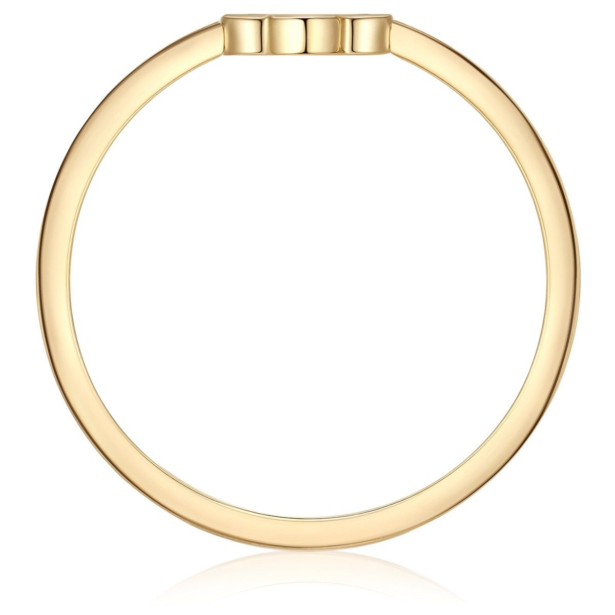 Glanzstücke München Fingerring Kleeblatt gelbgold – Bild 4 von 5