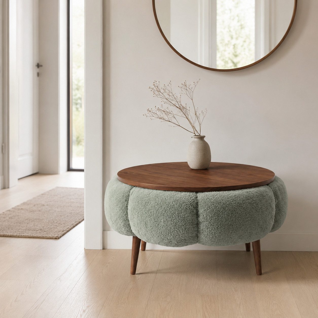 Skye Decor Couchtisch Papatya Couchtisch 60 (1-St), Runde Tischplatte