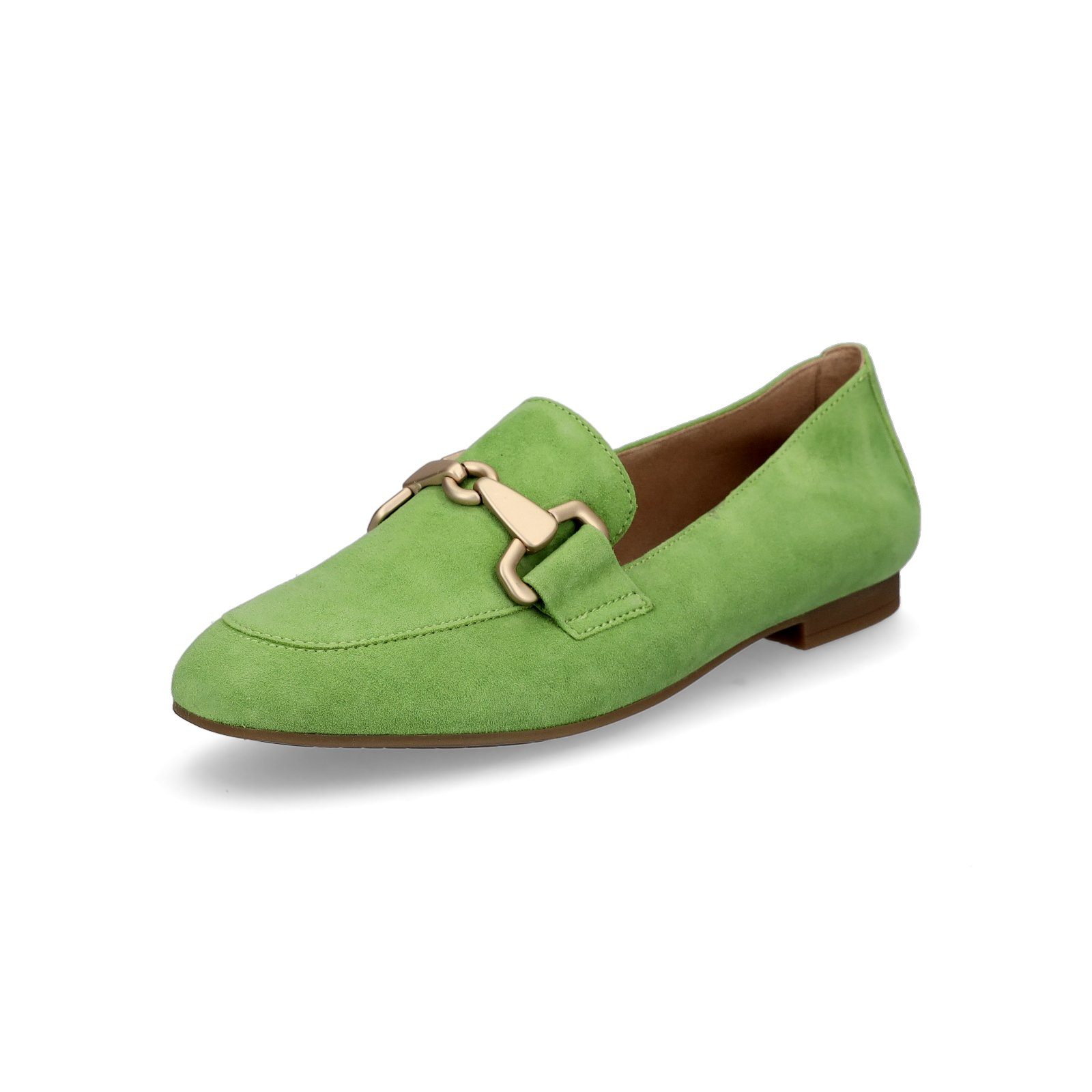 Gabor Damen Leder Slipper grün Slipper