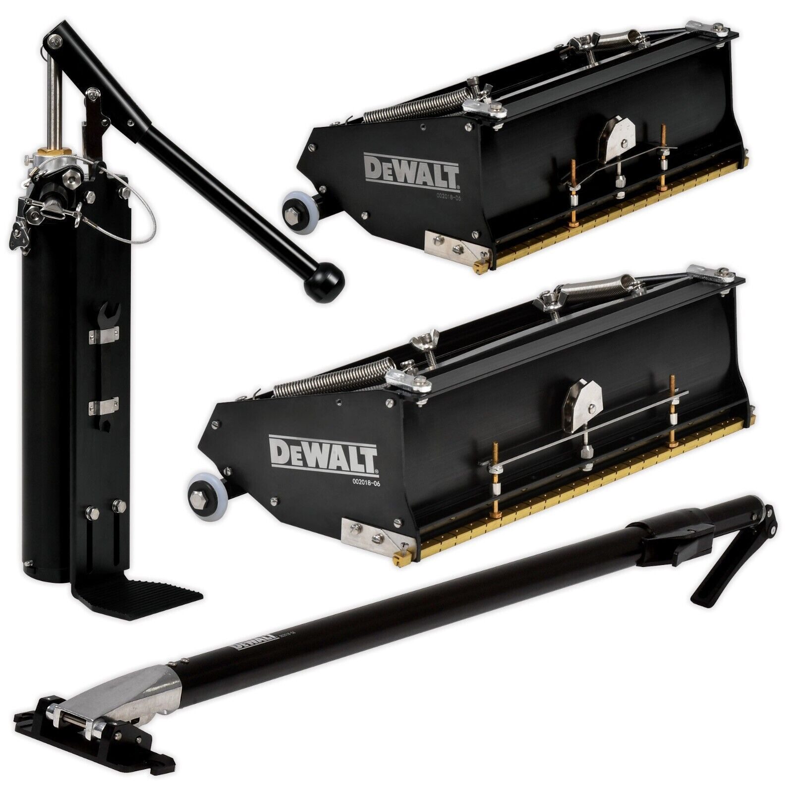 DeWalt Flächenspachtel DEWALT Flat Box Set Trockenbauwand Ladepumpe 2-605