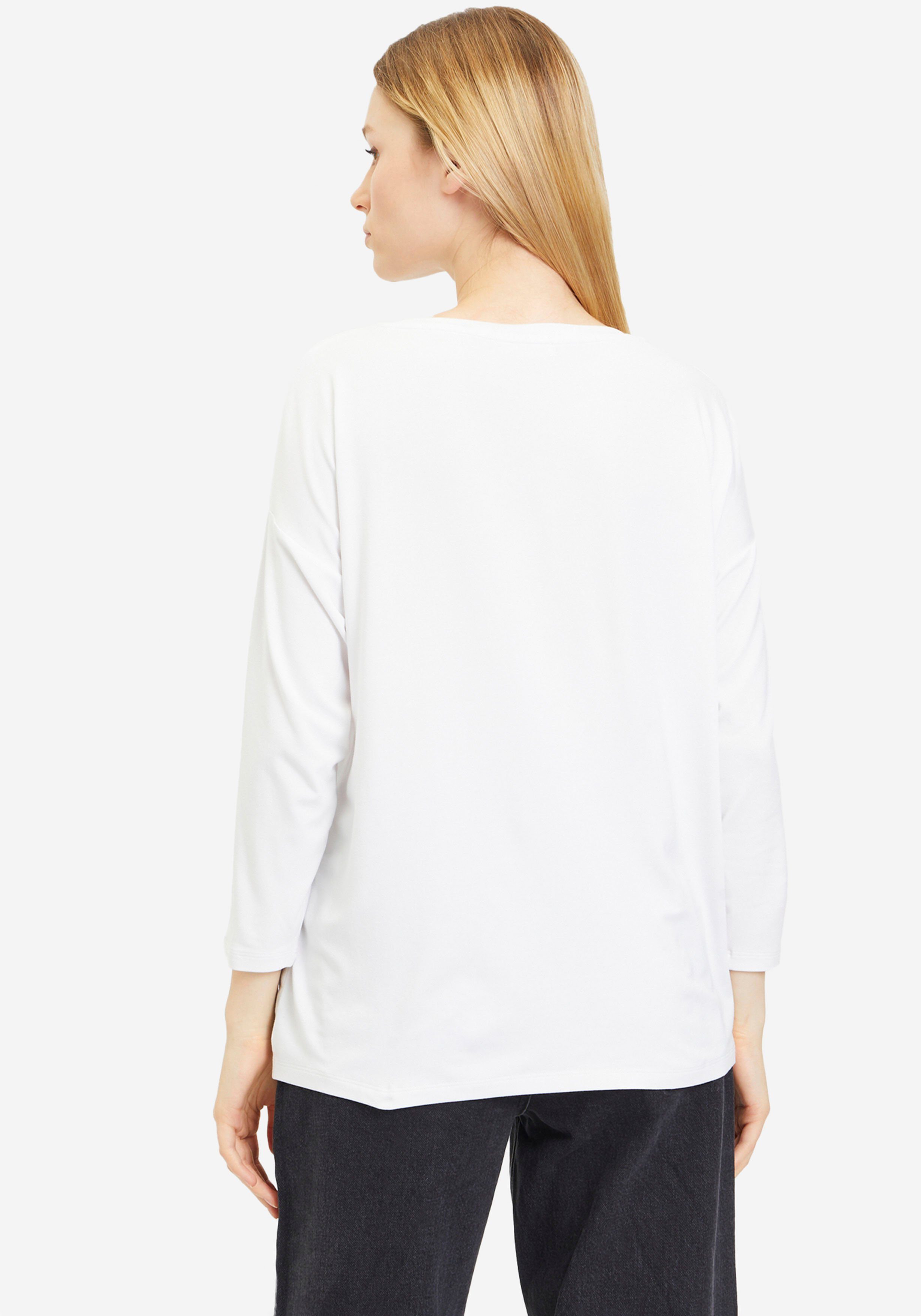 Tamaris Langarmshirt mit Drop-Shoulder Look