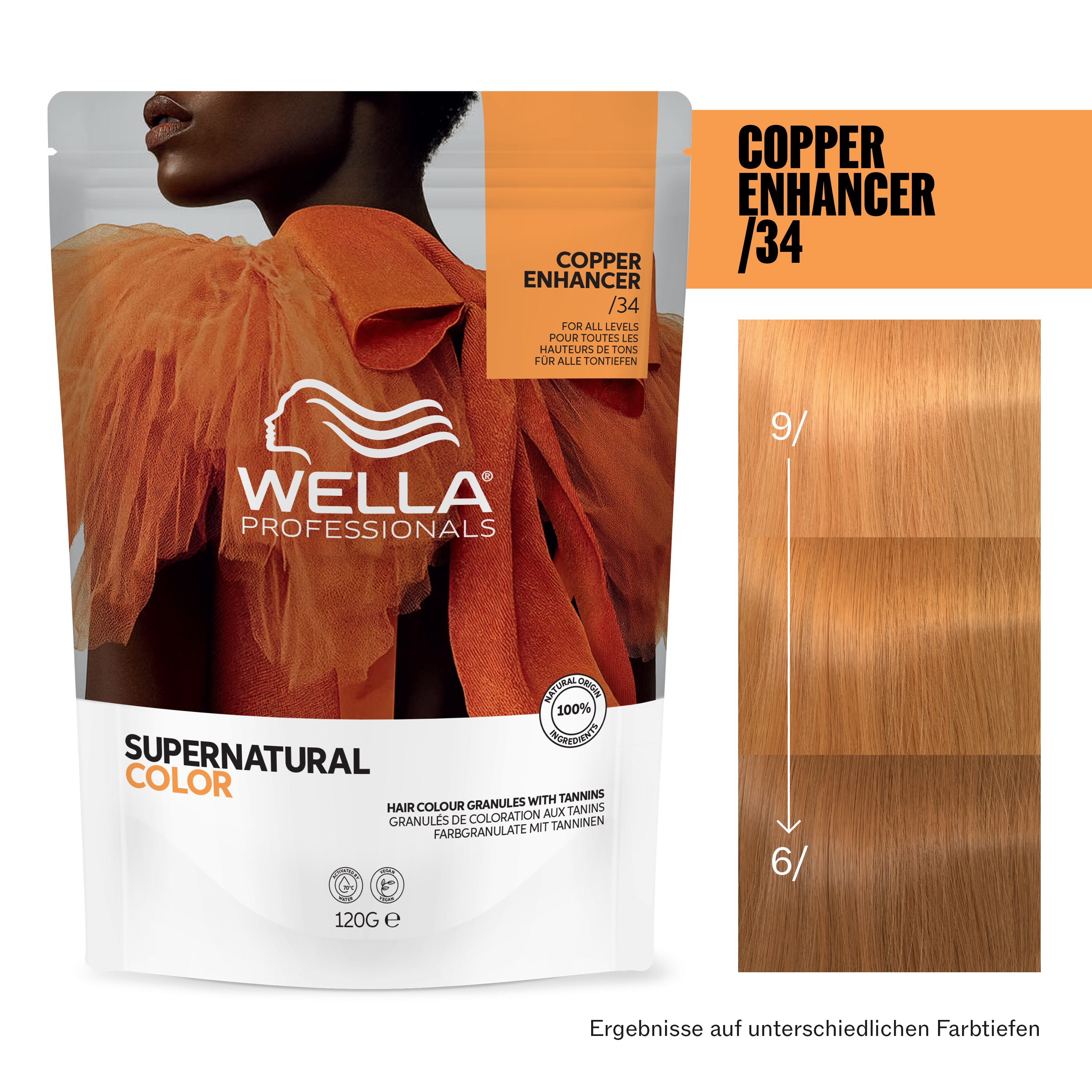 Wella Professionals Haarfarbe Supernatural Color - natürliche Haarfarbe zum Anmischen, 91% - 100% Inhaltsstoffe natürlichen Ursprungs