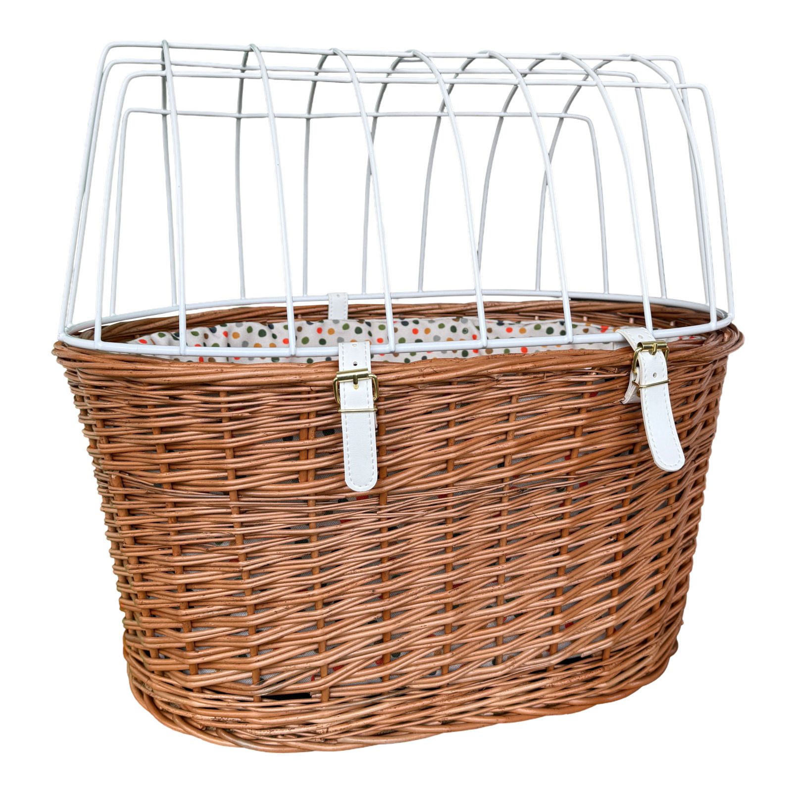 Aumüller Tierfahrradkorb Fahrrad-Tierkorb Gr. L, mit Polstereinlage, L: 52 cm, Gepäckträgerm...