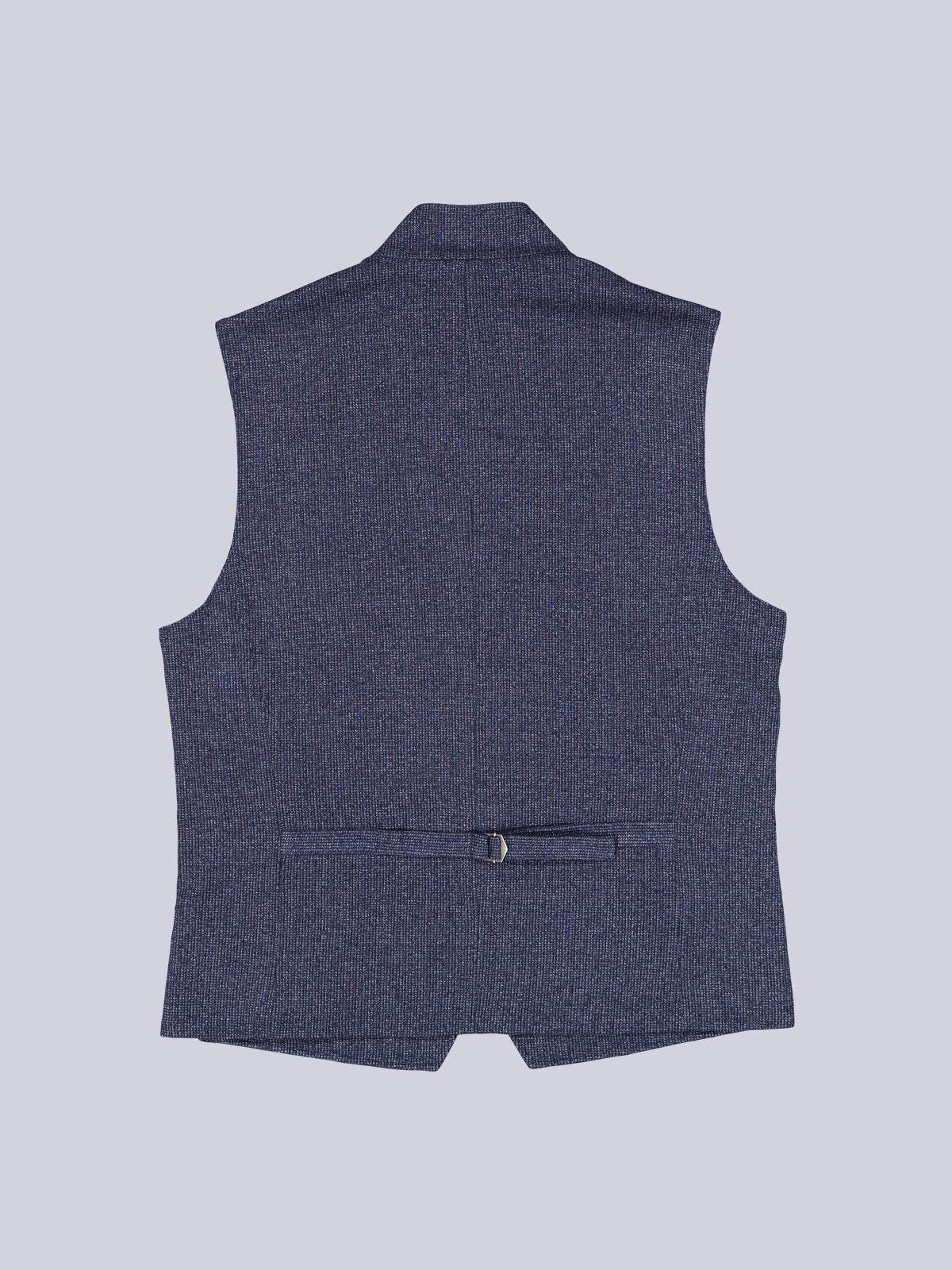 Engbers Anzugweste Herren Sakko-Weste gemustert, Saphirblau