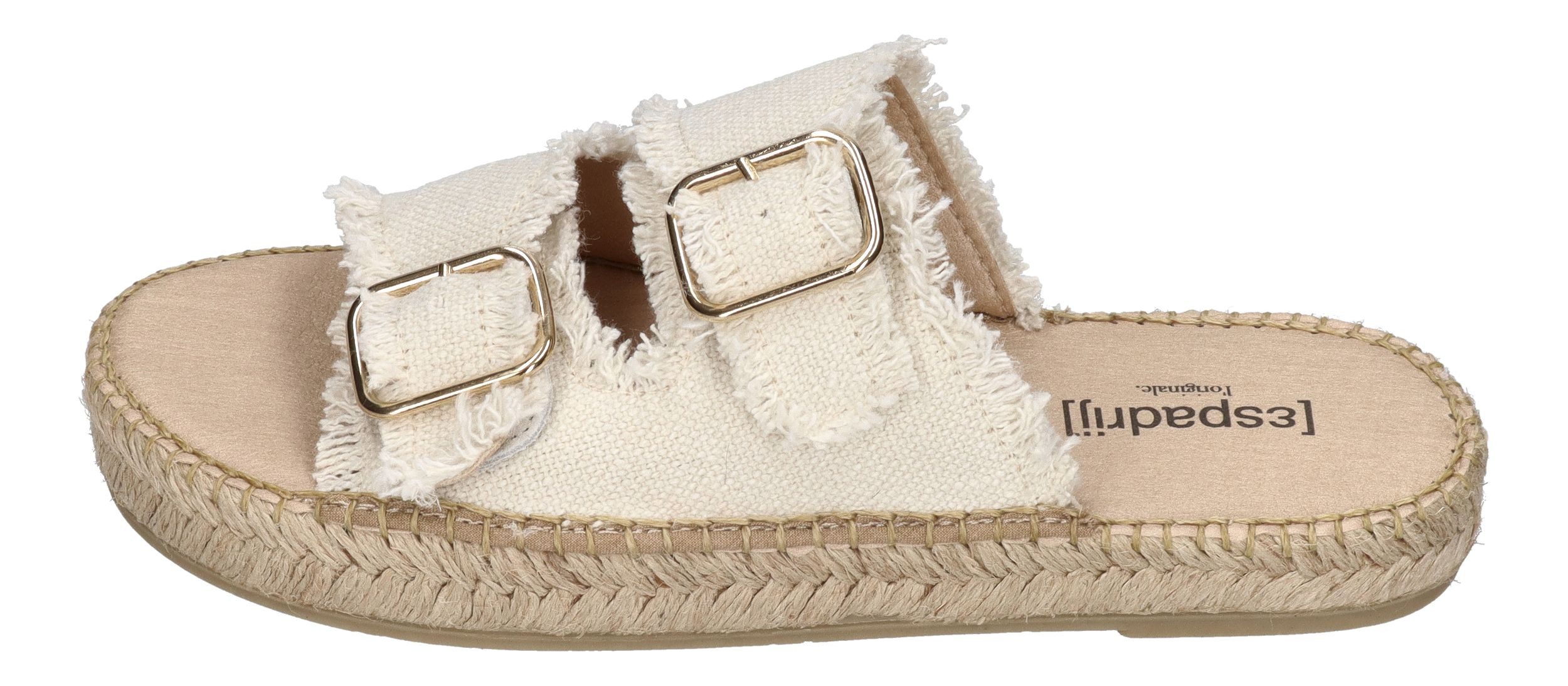 espadrij l´originale CLAQUETTE LINEN Pantolette Nature günstig online kaufen