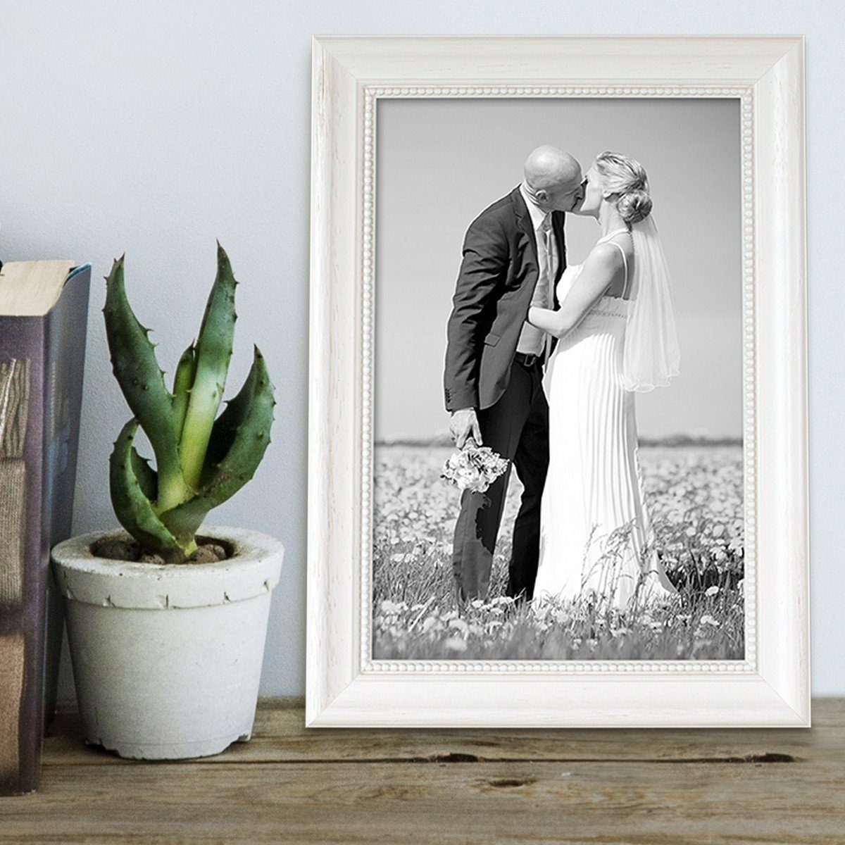 PHOTOLINI Bilderrahmen 2er Set im Shabby-Chic günstig online kaufen