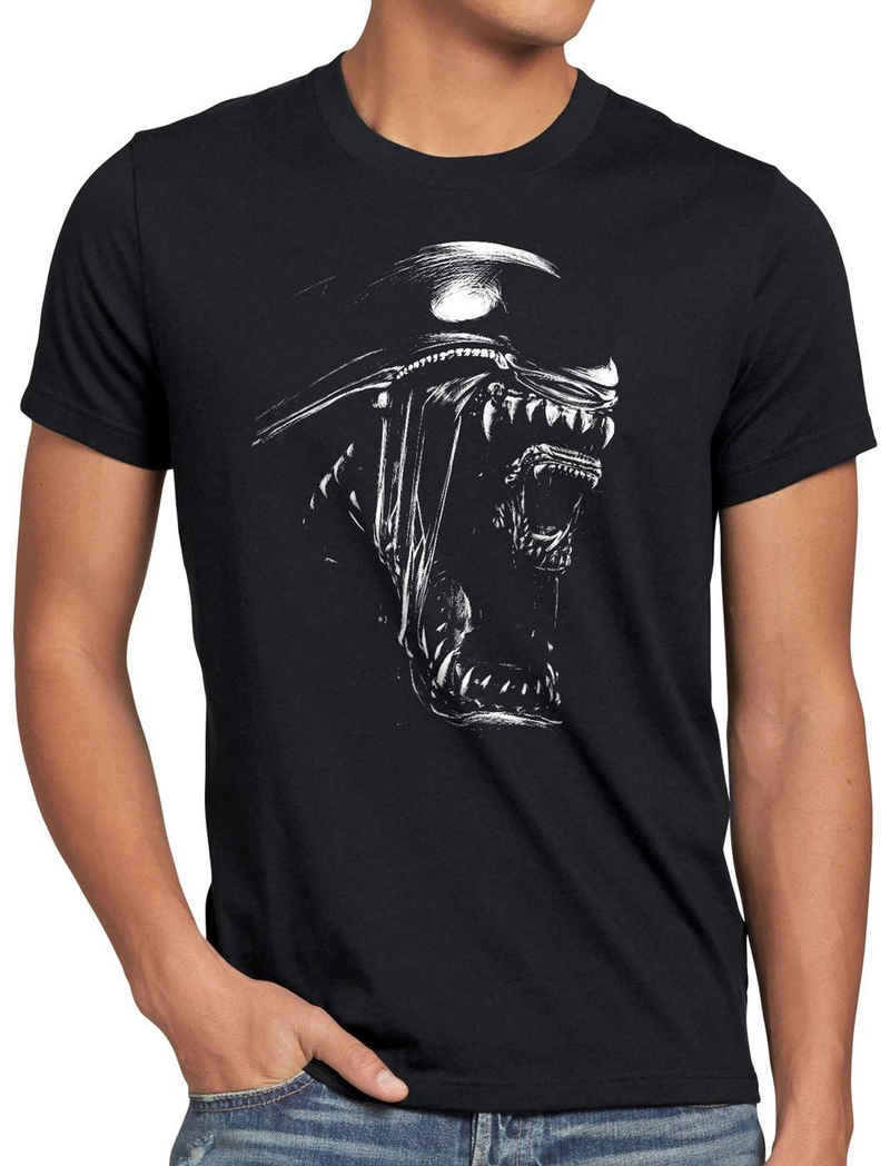 style3 Print-Shirt Herren T-Shirt Alien Ambush xenomorph ellen ripley sci-fi