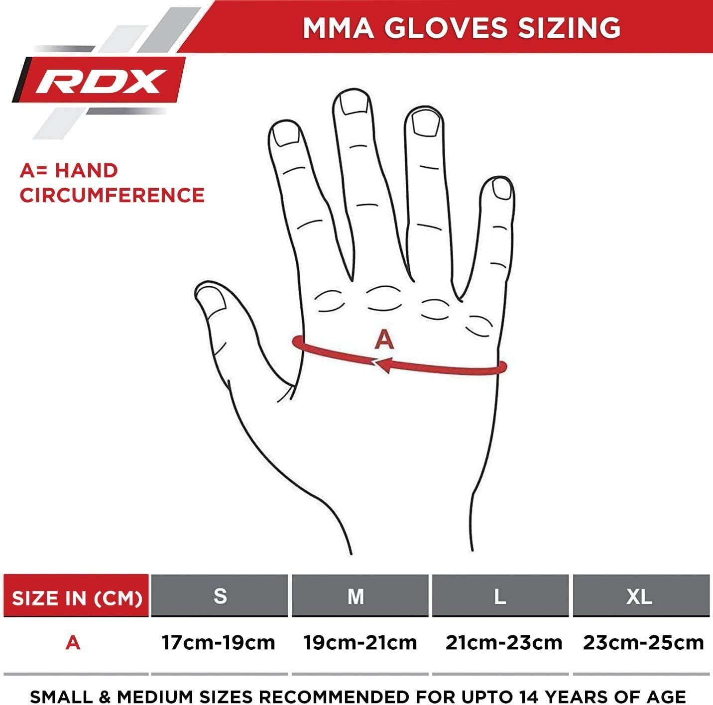 Training, RDX gloves Sparring MMA-Handschuhe RDX Grappling MMA Handschuhe, Sports MMA Black