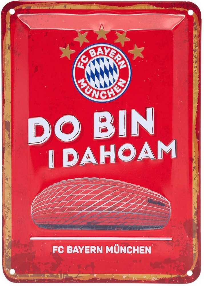 FC Bayern München Dekoobjekt Metallschild 2er-Set günstig online kaufen