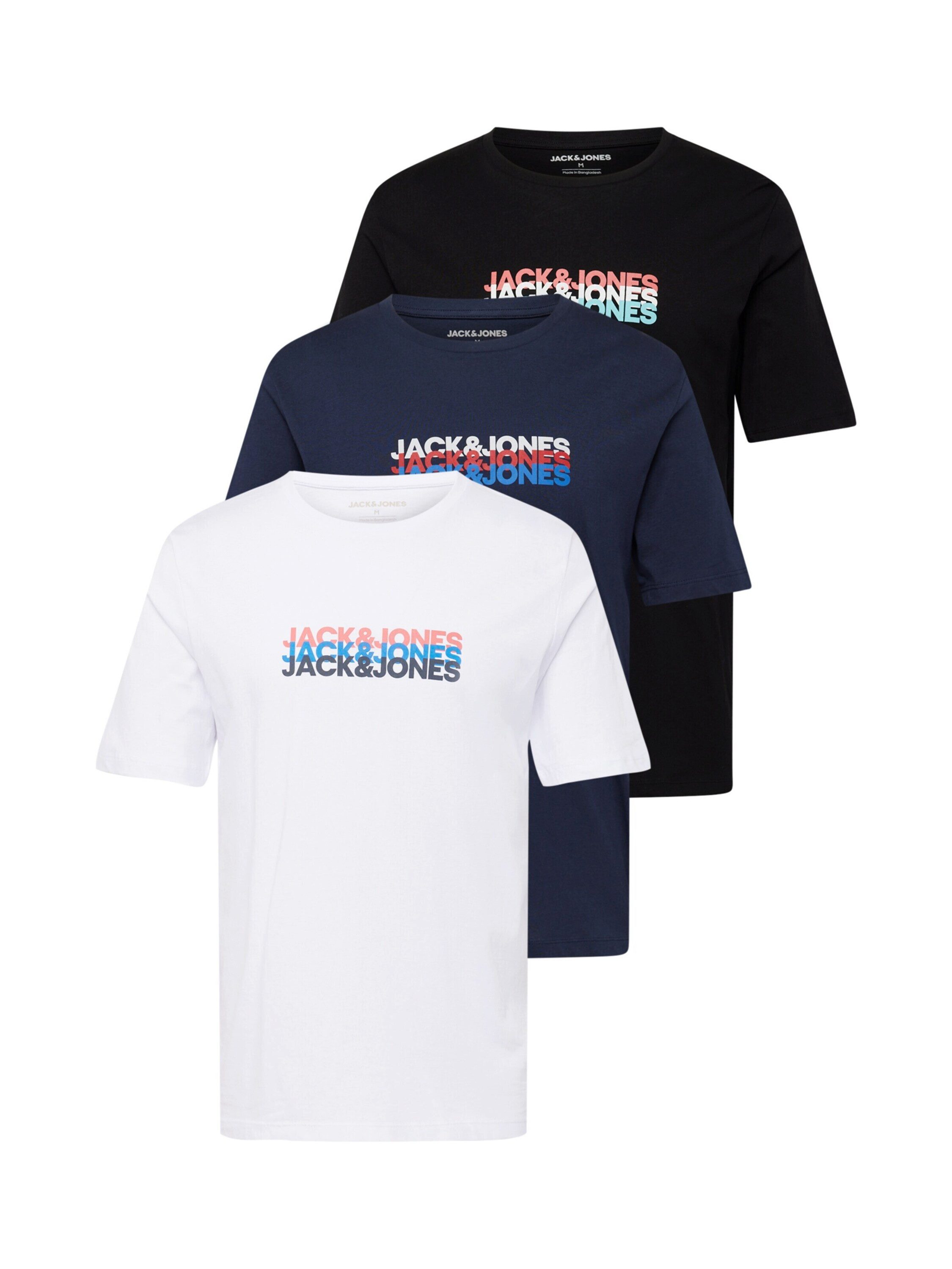 Jack & Jones T-Shirt JJCyber (3-tlg)