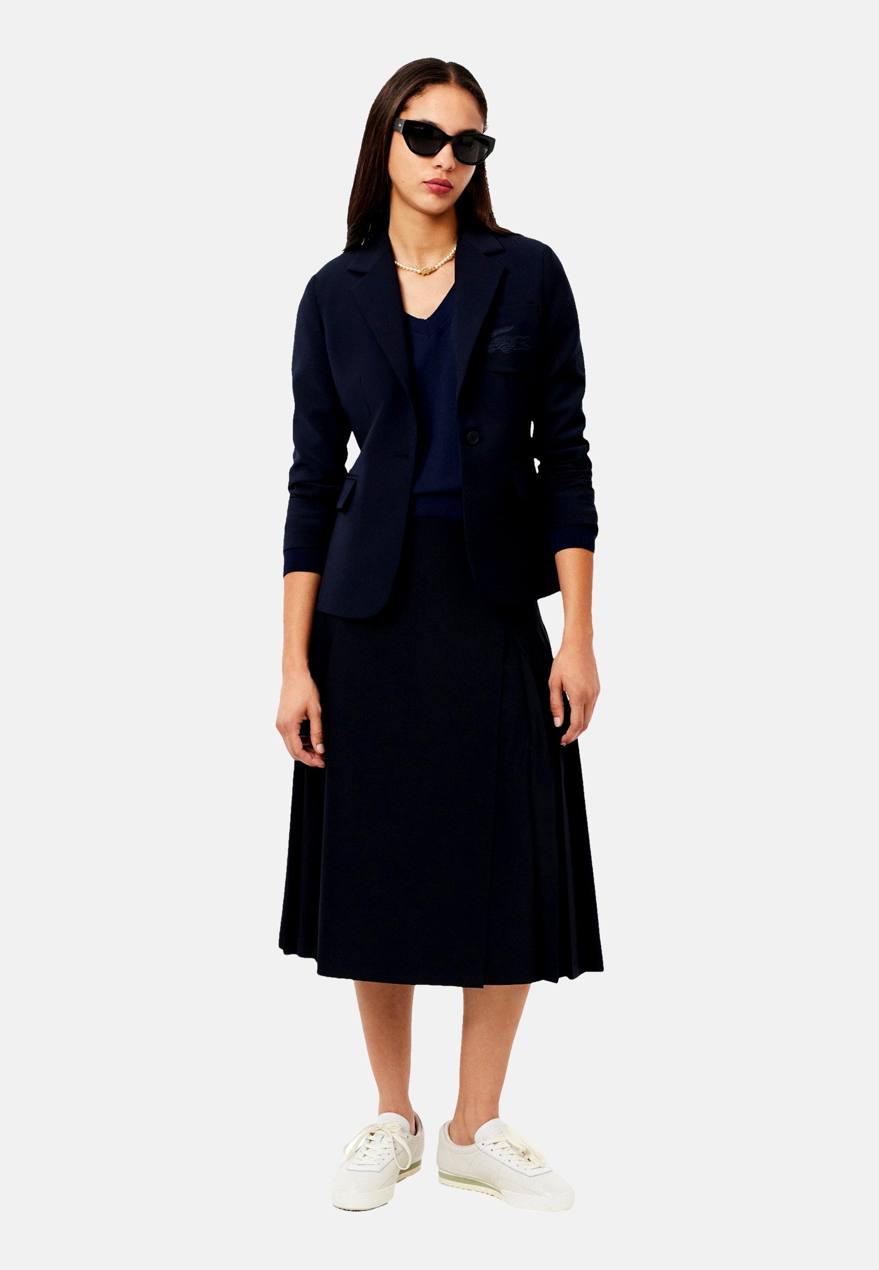 Lacoste Strickpullover Pullover Strickpullover V-Neck (1-tlg) günstig online kaufen