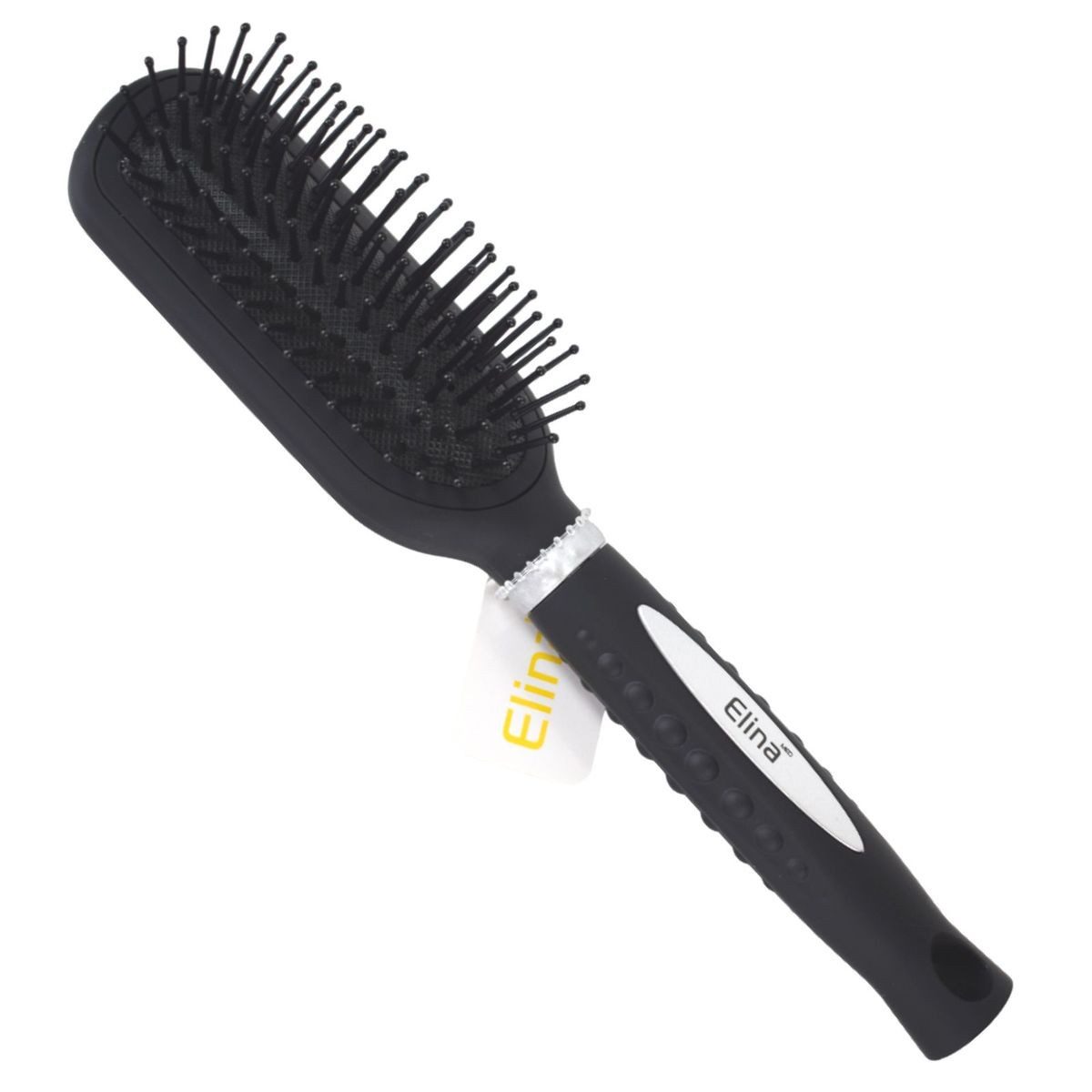 Elina Med Haarbürste Kunststoff Haarbürste zum Kämmen von Frisuren ca. 23 - 25 cm Kamm, 1-tlg., gummiert
