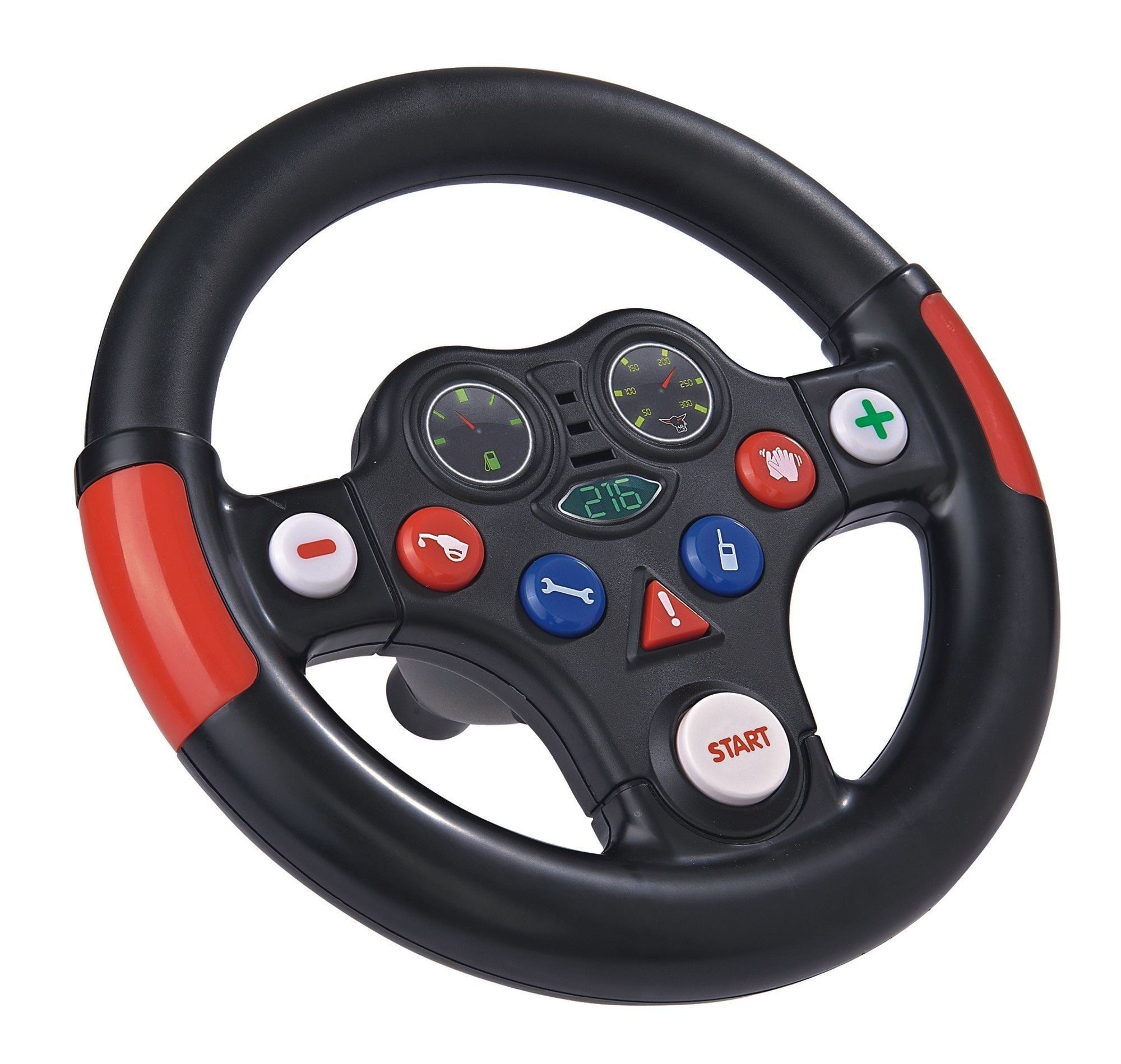 BIG Rutscherauto Big Bobby Car Racing Sound - Wheel Lenkrad