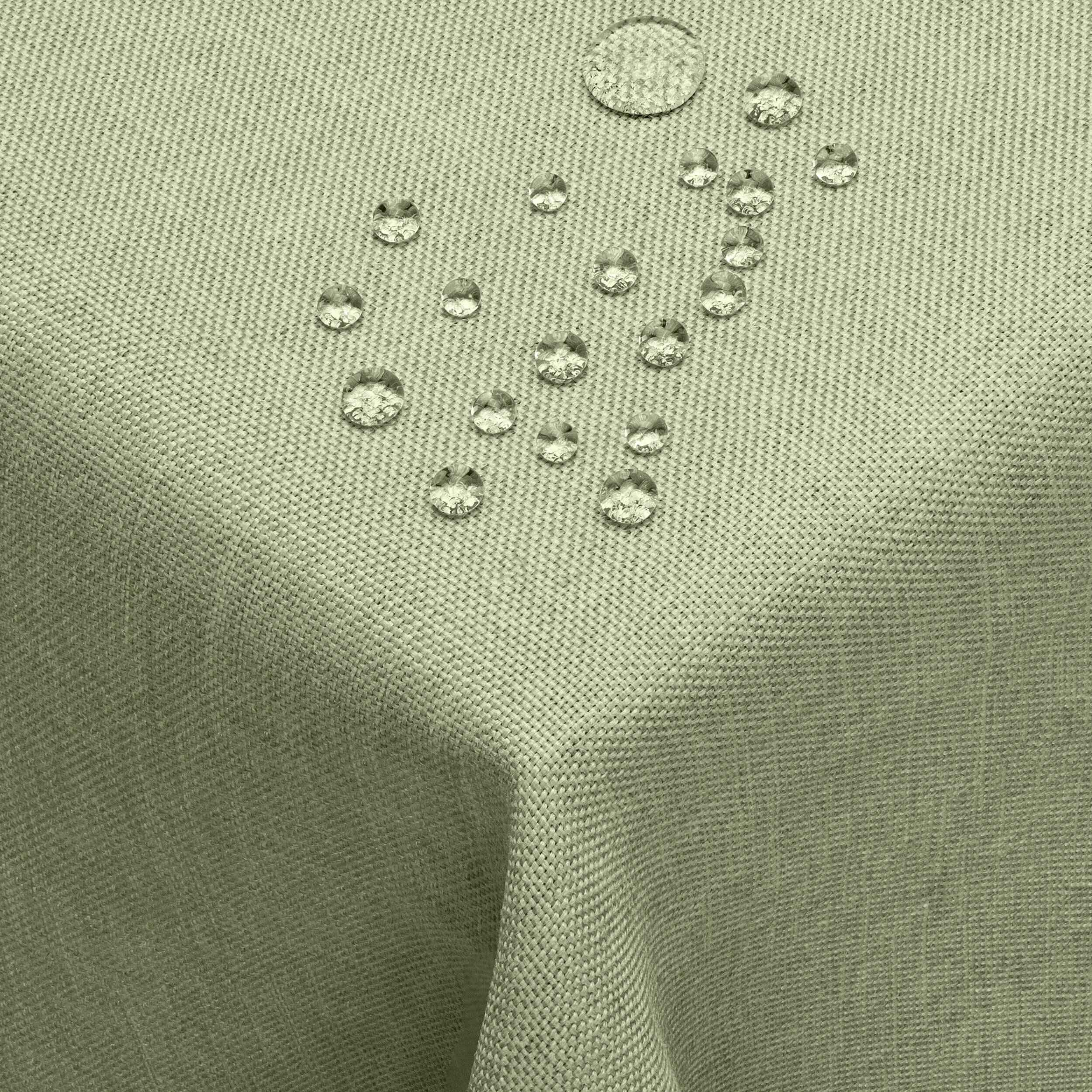 DecoHomeTextil Heimtextilmanufaktur Tischdecke Leinen Optik Tischdecke Tischtuch Abwaschbar Wasserabweisend