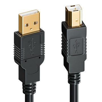 deleyCON deleyCON 15m aktives USB 2.0 Kabel Drucker- & Scannerkabel mit Tintenstrahldrucker