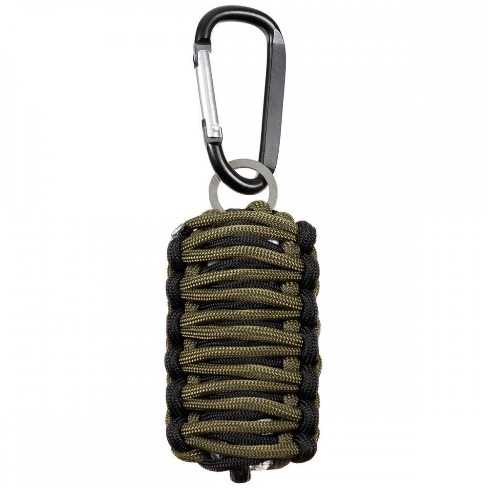 Multitool Survival Set, Parachute Cord, oliv/schwarz