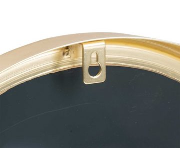 Home4You Spiegel TAINA, Ø 82,5 cm, Rahmen in Goldfarben, Metall, lackierte Rahmenoberfläche