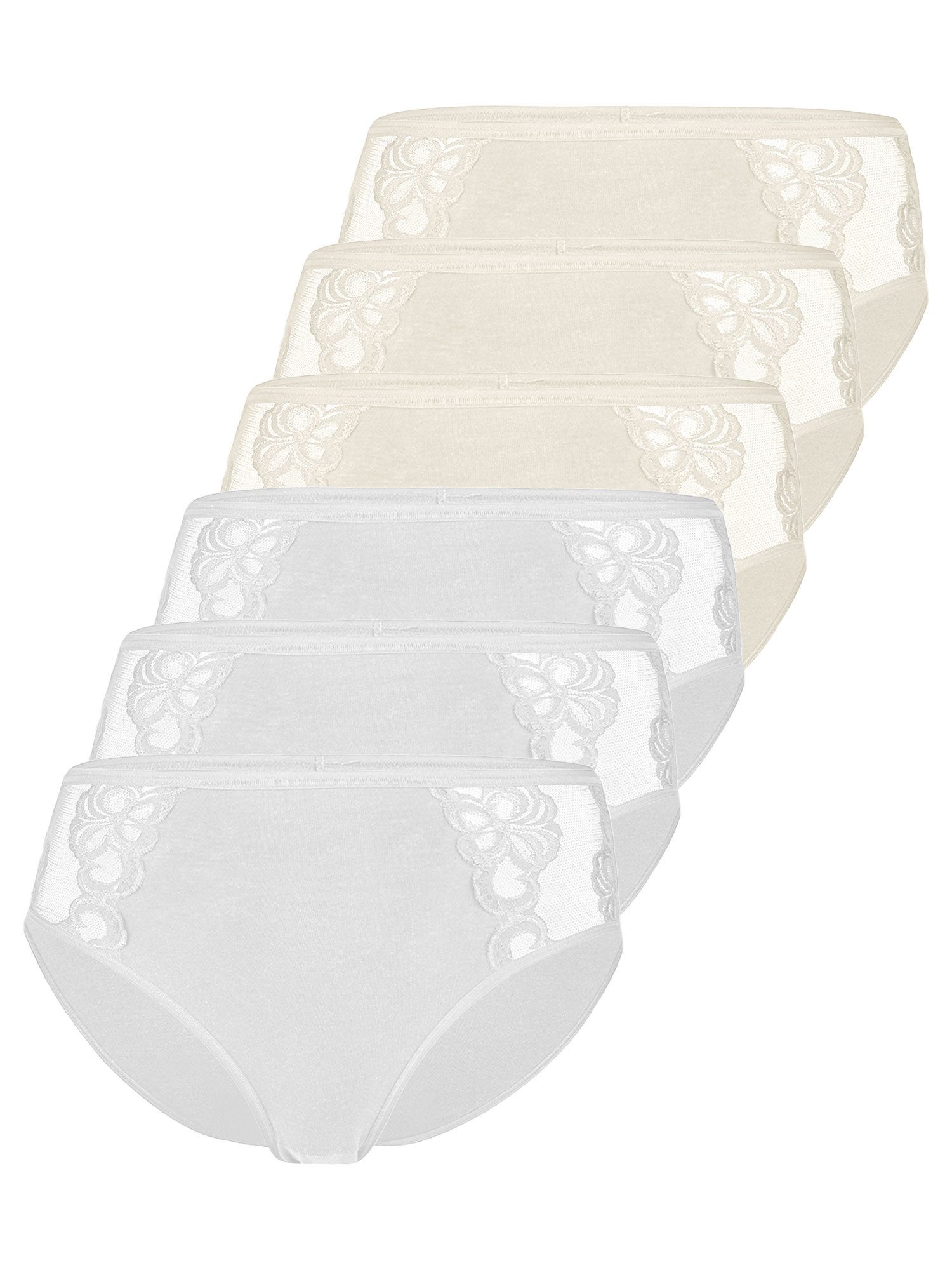 Hüftslip 6er Pack Damen Hüftslip Slipboutique