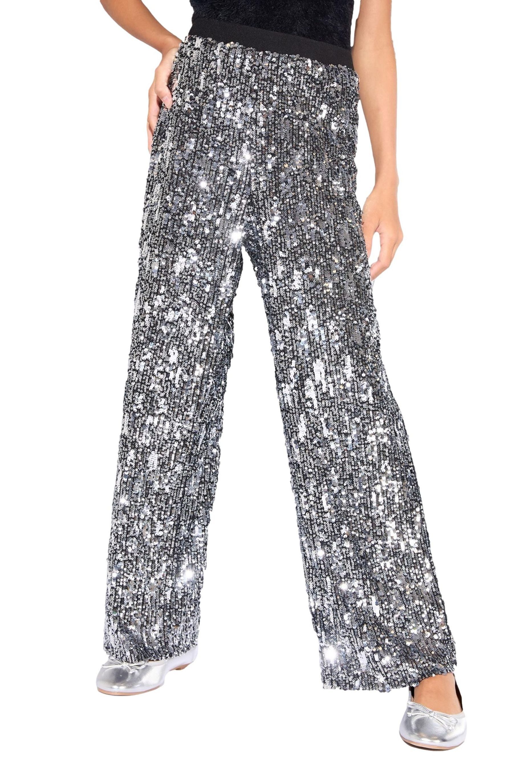 Stoffhose Lipsy Partyhose mit Pailletten