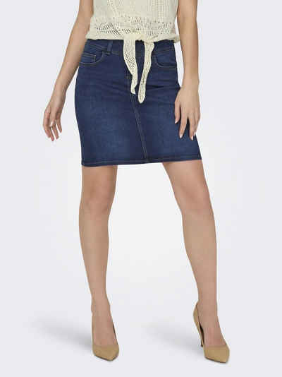 ONLY Jeansrock ONLROYAL HW FRONT YOKE SKIRT DNM PIM