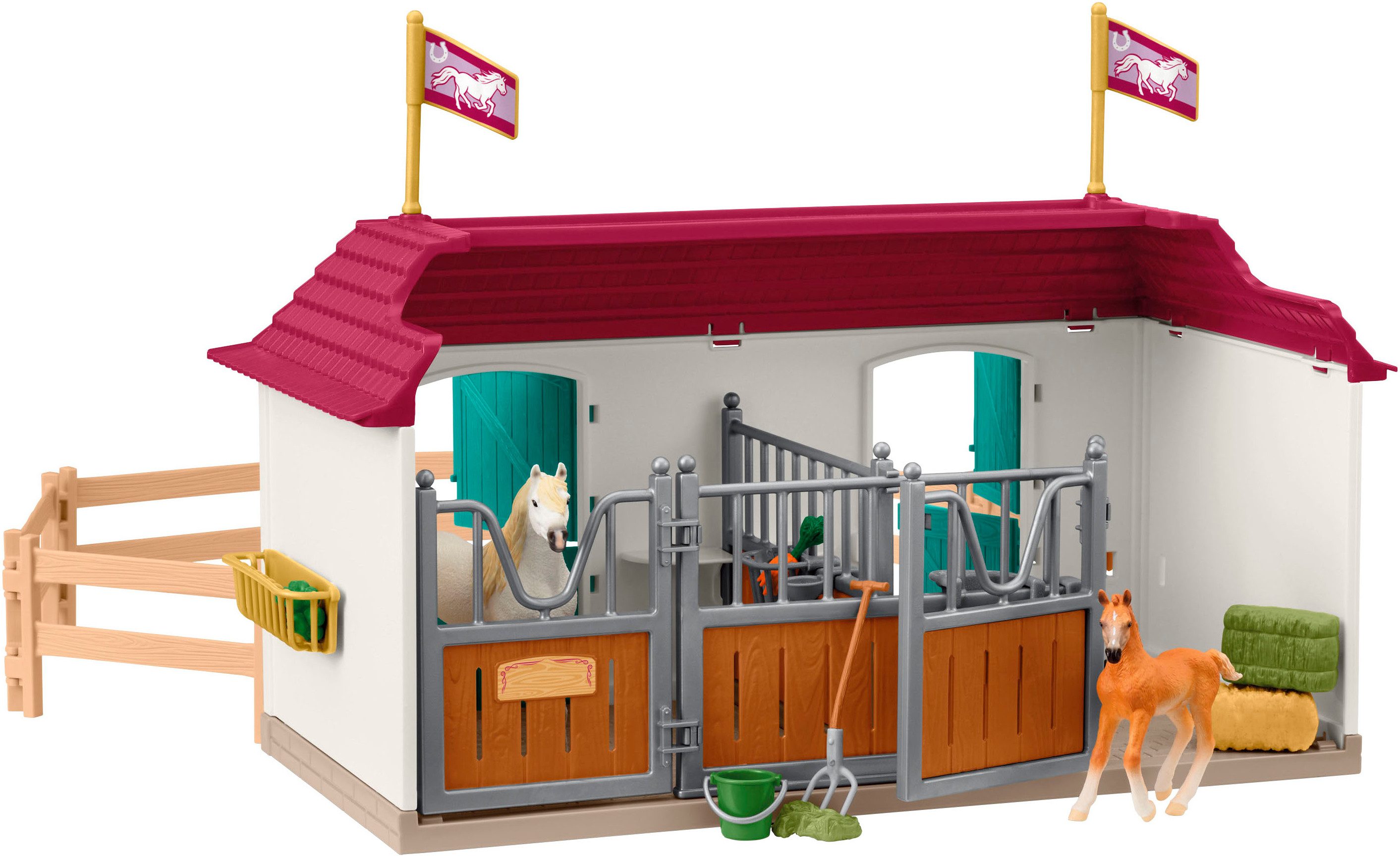 Schleich® Spielwelt HORSE CLUB, Lakeside Country House and Stable (42706), Made in Europe
